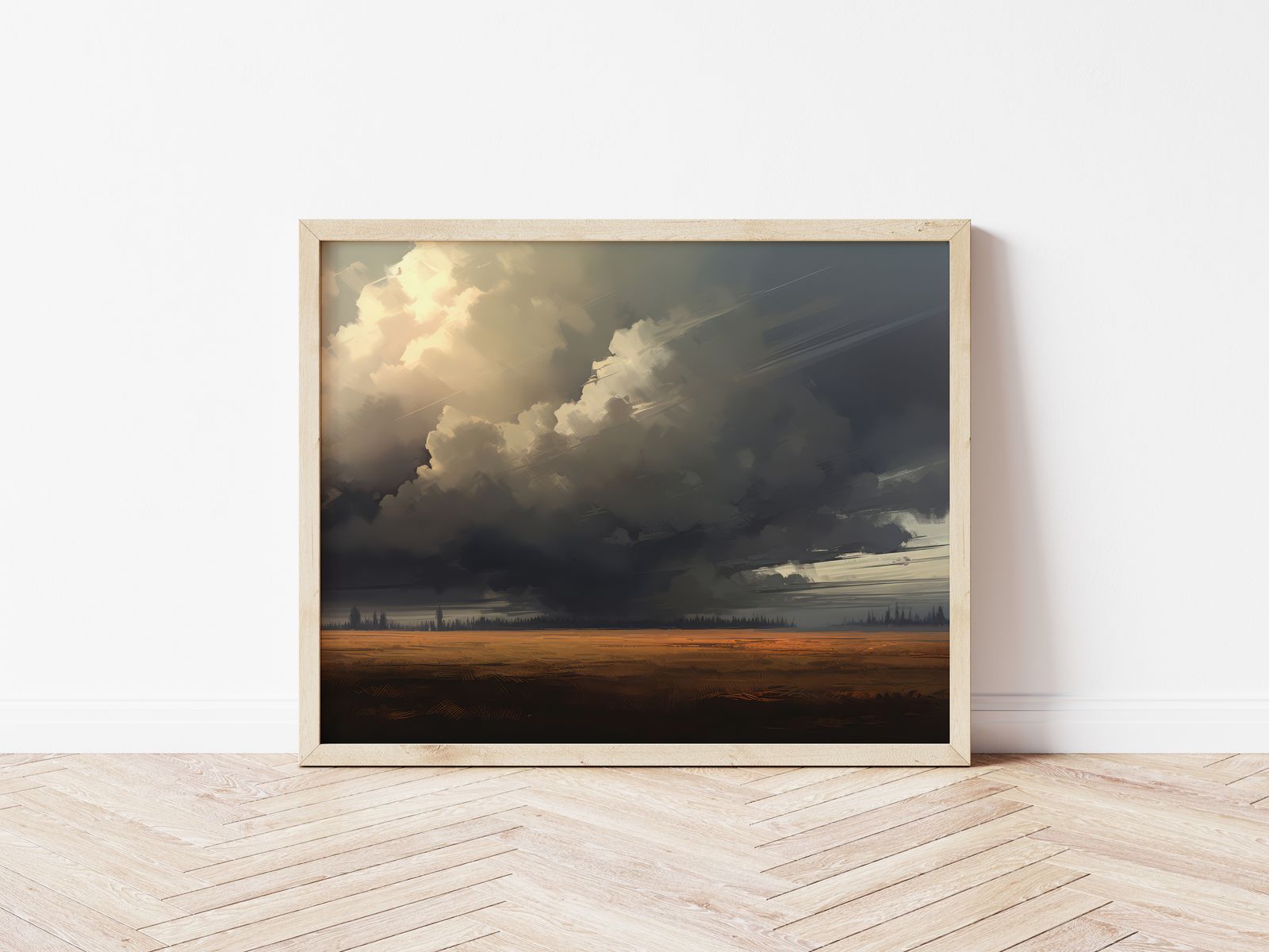Poster - Stormigt Landskap