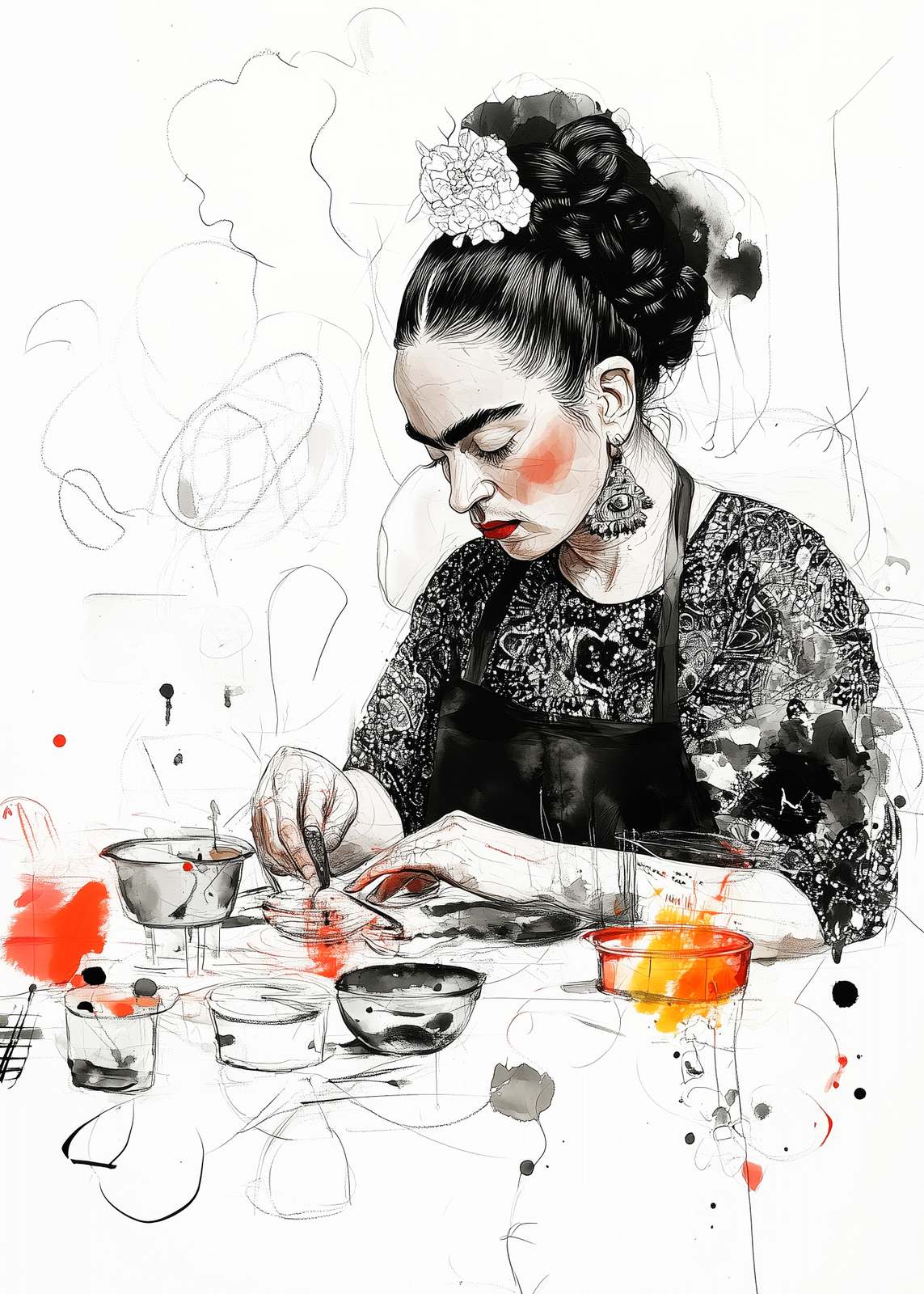 Poster - Frida Kahlo-konstverk