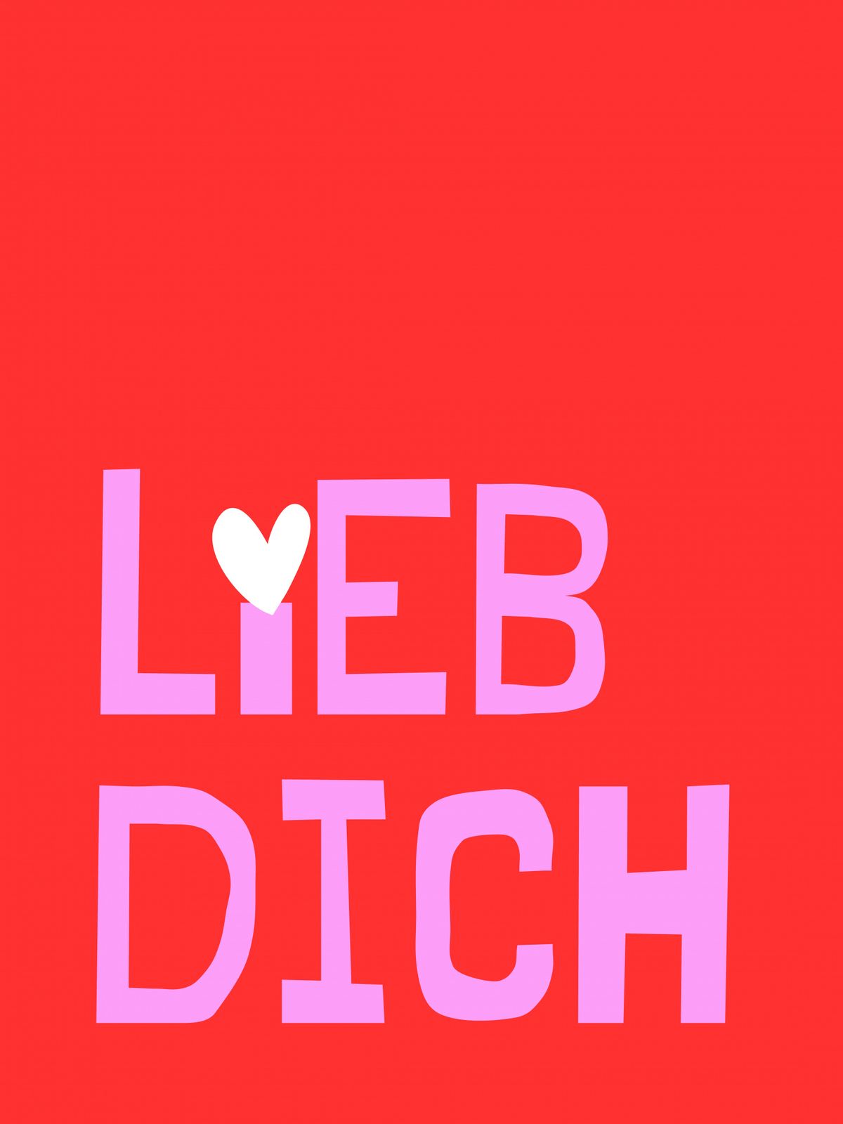 Poster - Lieb Dich