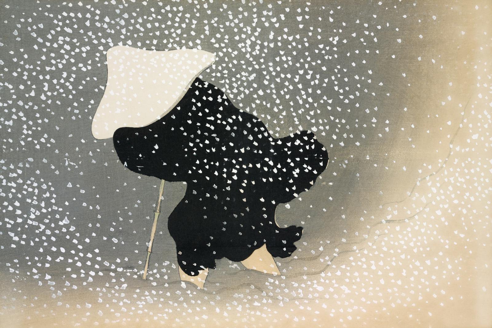 Poster - Snöig Scen