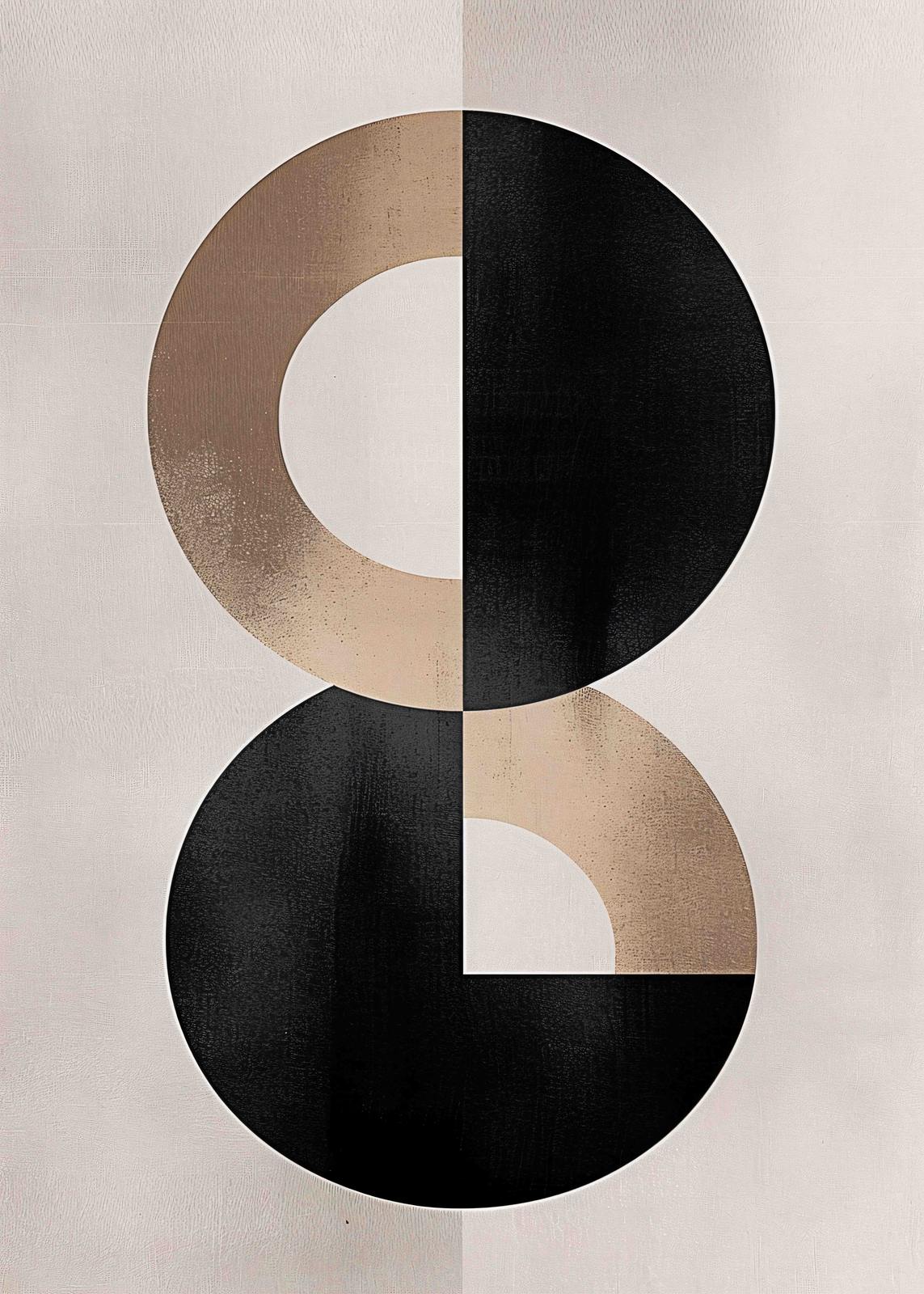 Poster - Minimalistisk cirkeldesign