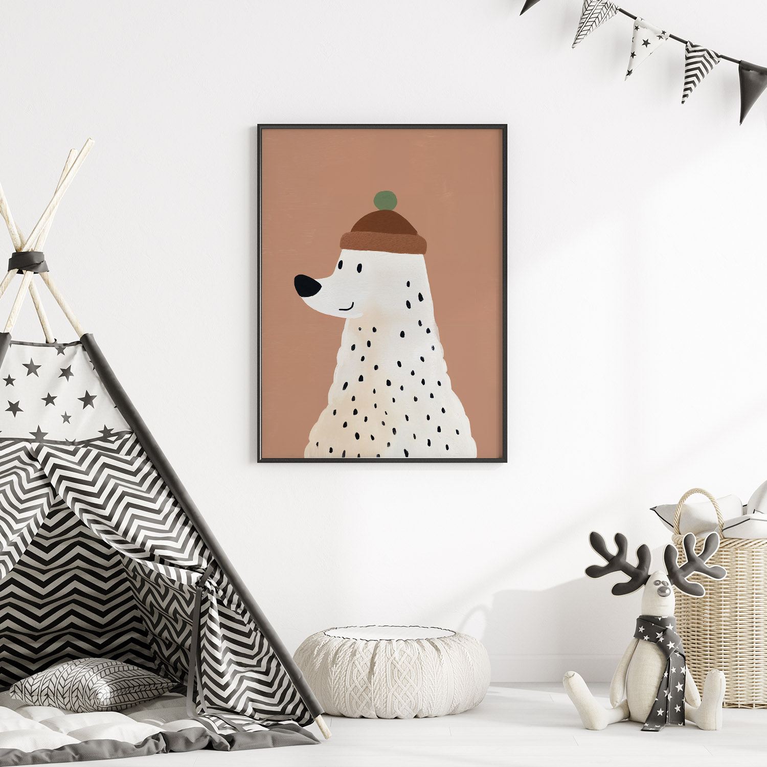 Poster - Söt djurillustration