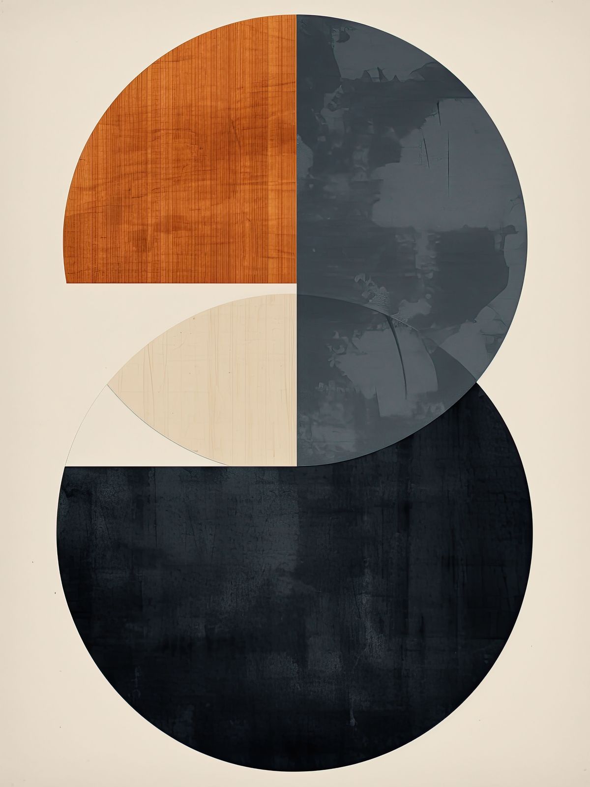 Poster - Abstrakta Cirklar
