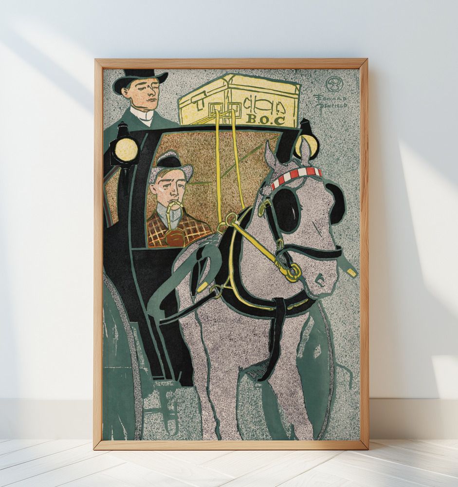 Poster - Edward Penfield Hästvagn