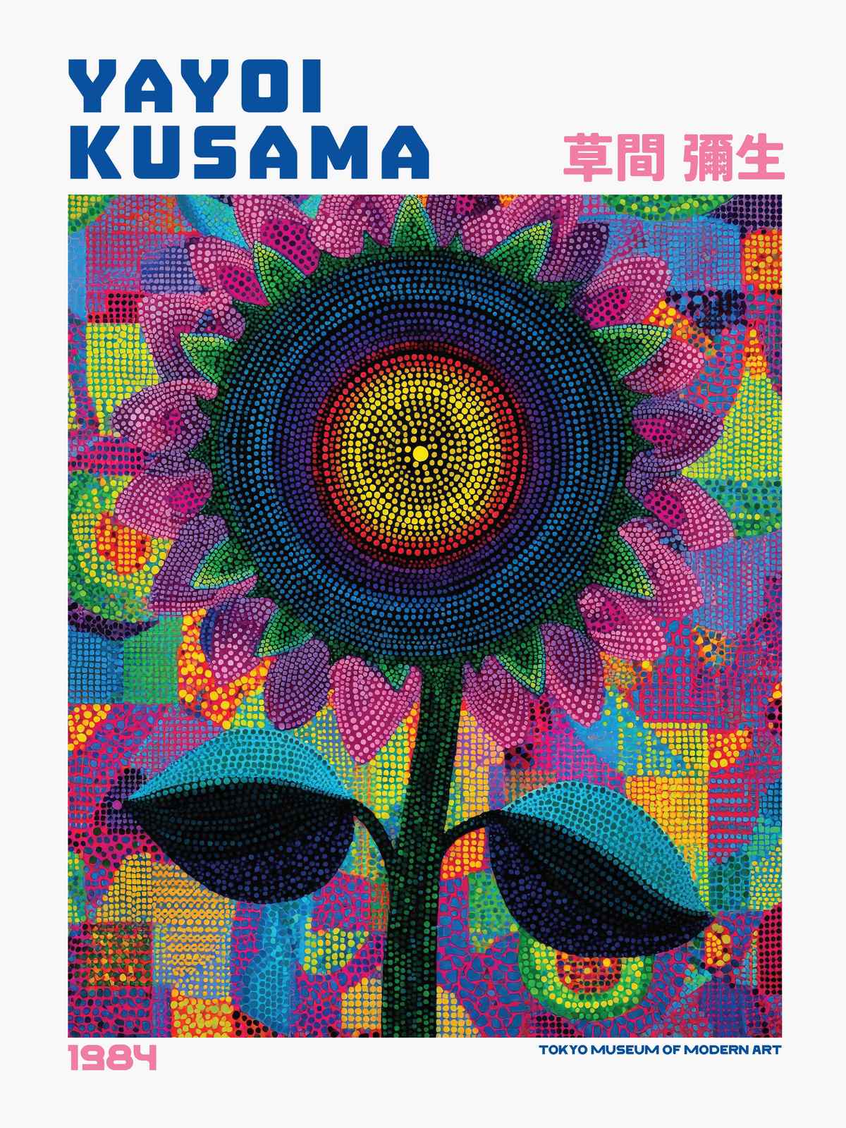 Affisch - Yayoi Kusama Solros