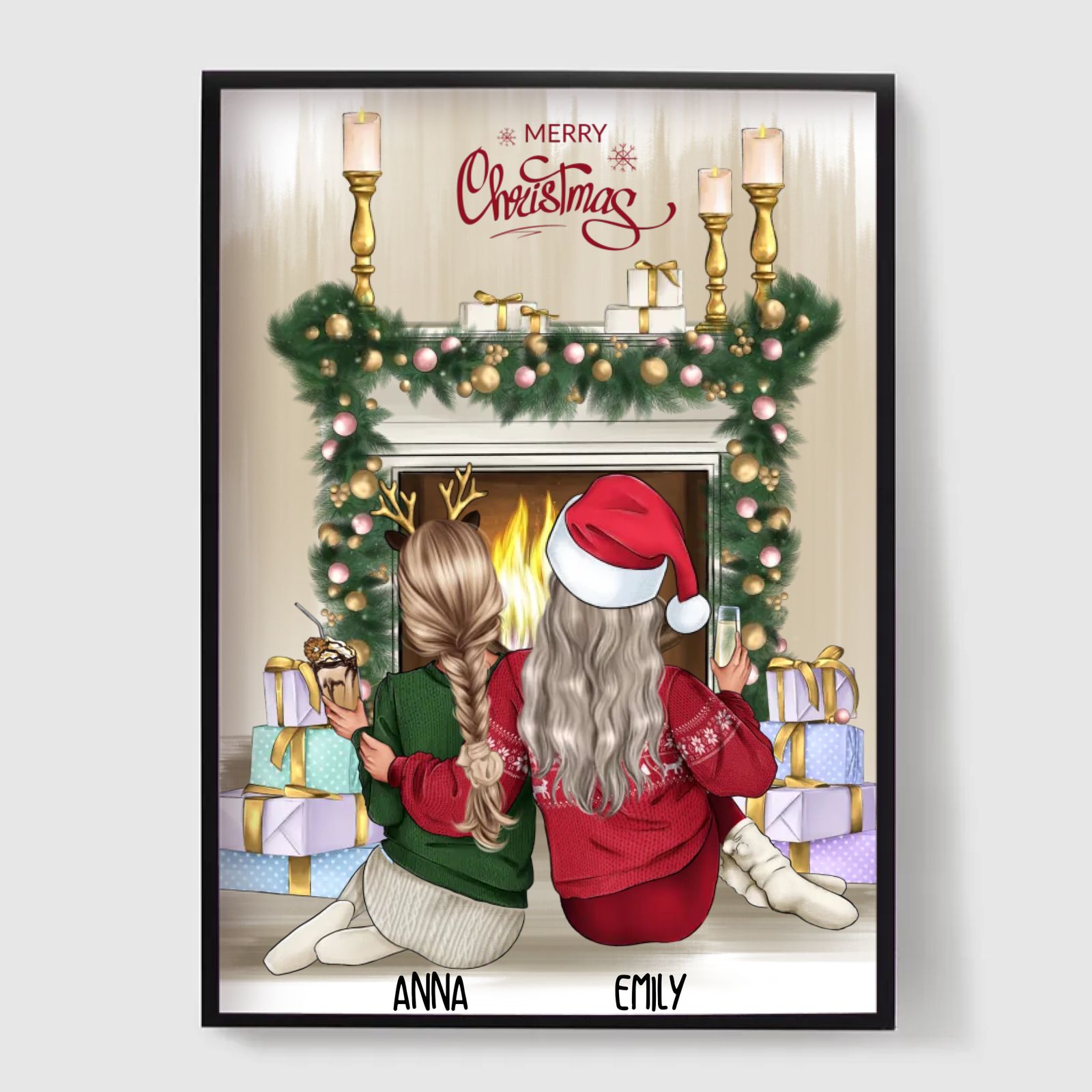 Personlig poster - Mysig julbrasa