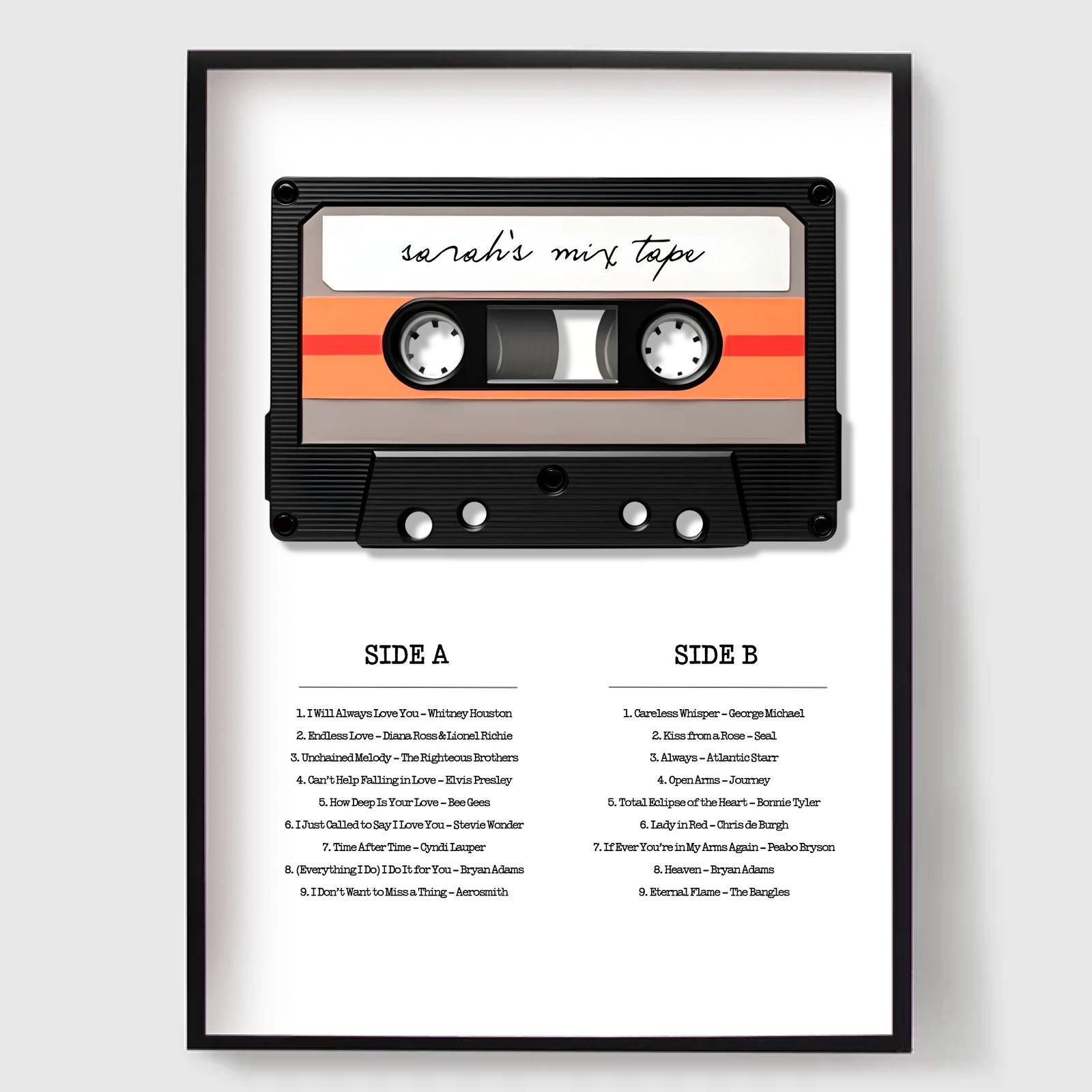 Personlig Poster - Anpassad Mixband