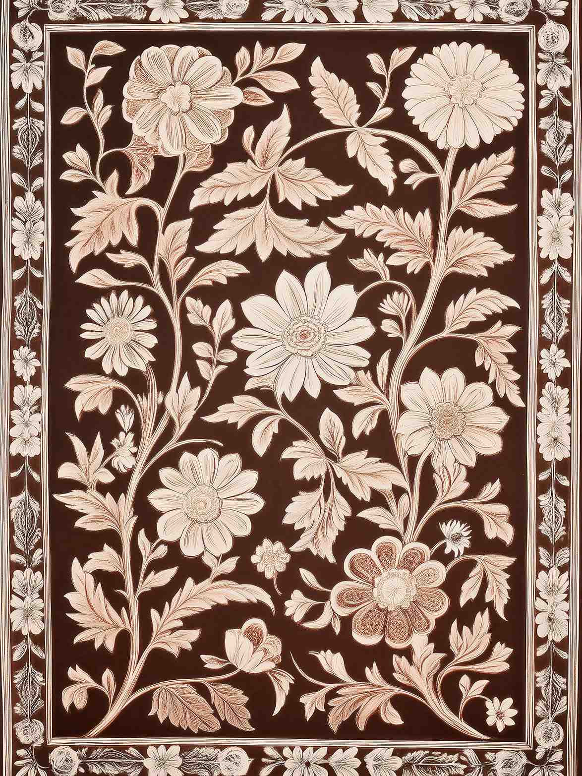 Poster - Blommigt Design