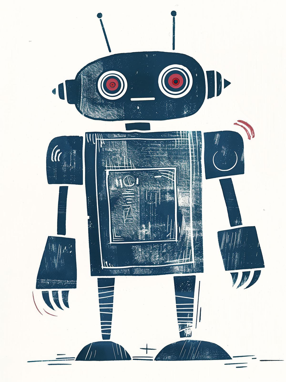 Poster - Charmig Robot