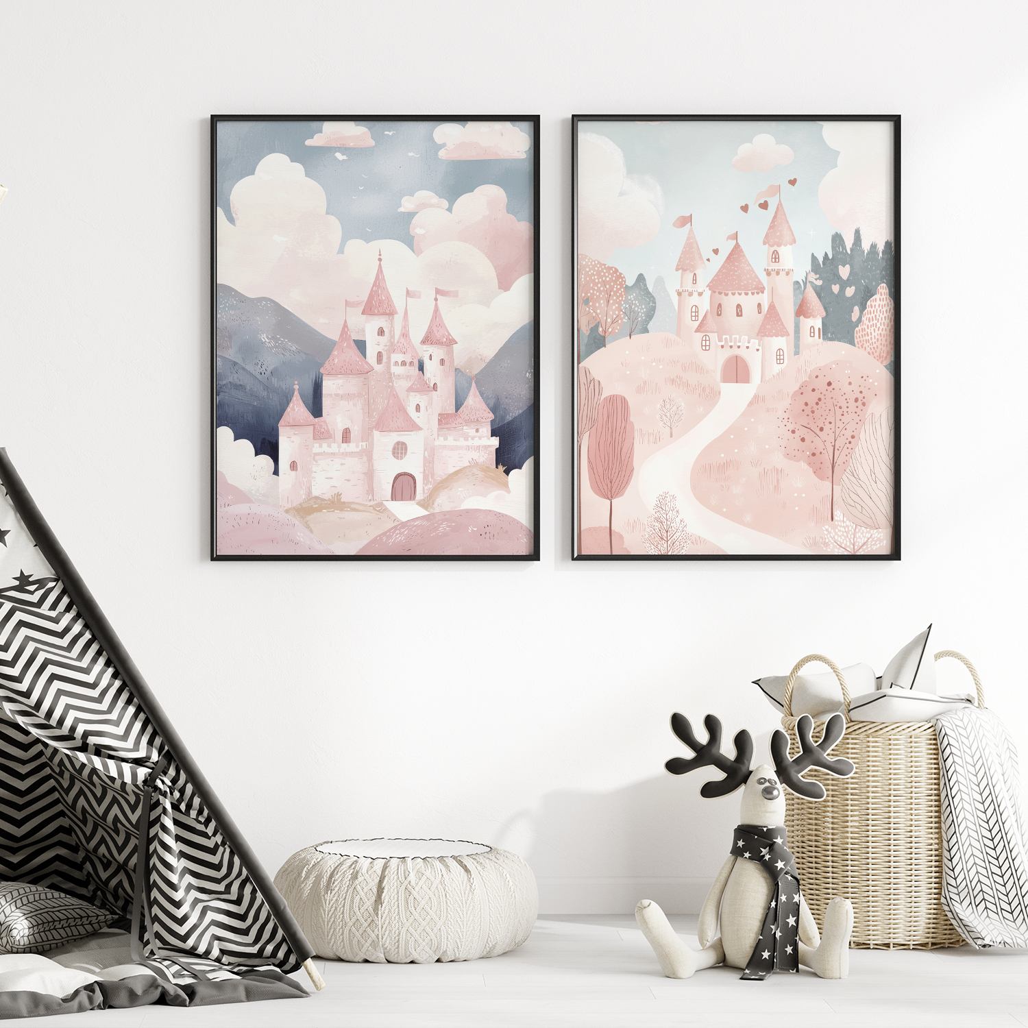Poster - Sagoslott / Set med 2