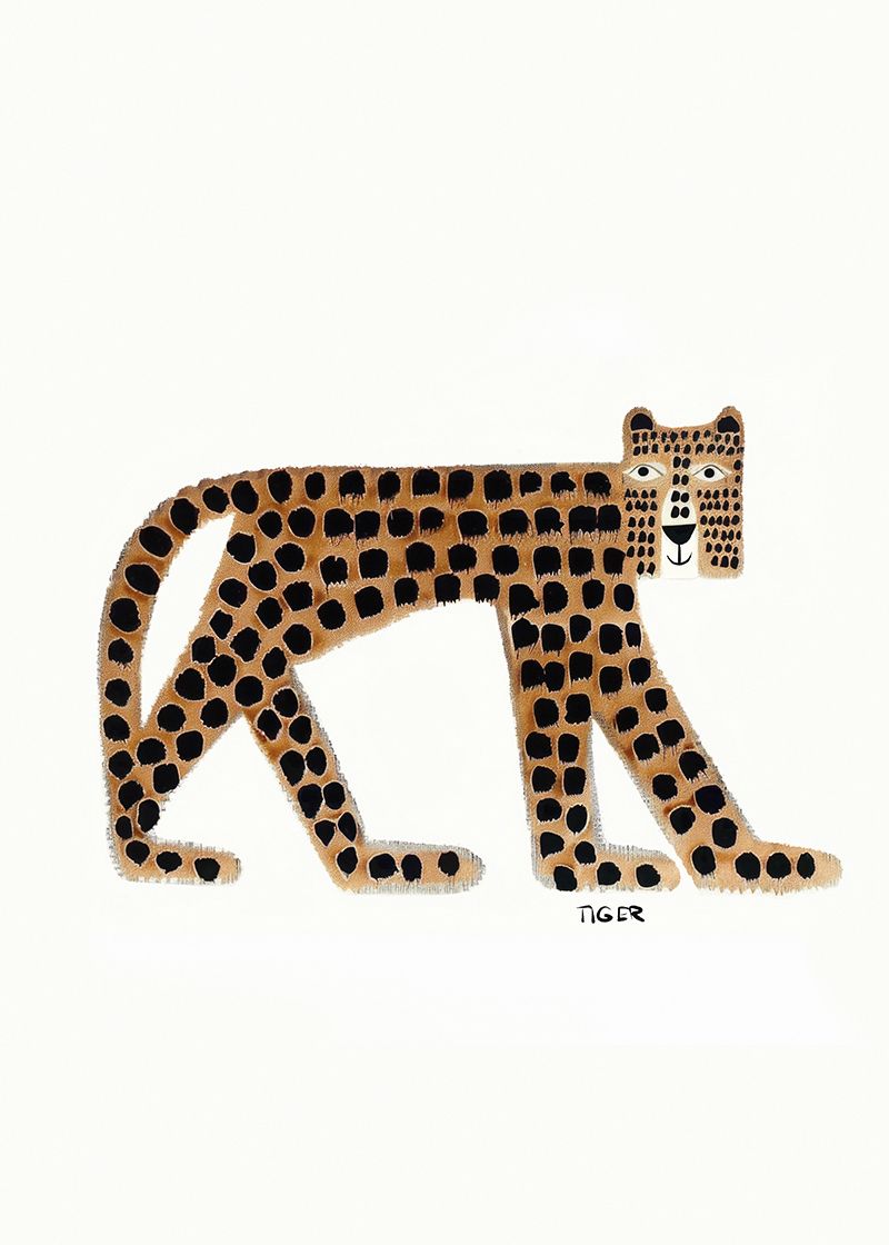 Poster - Tiger Illustration