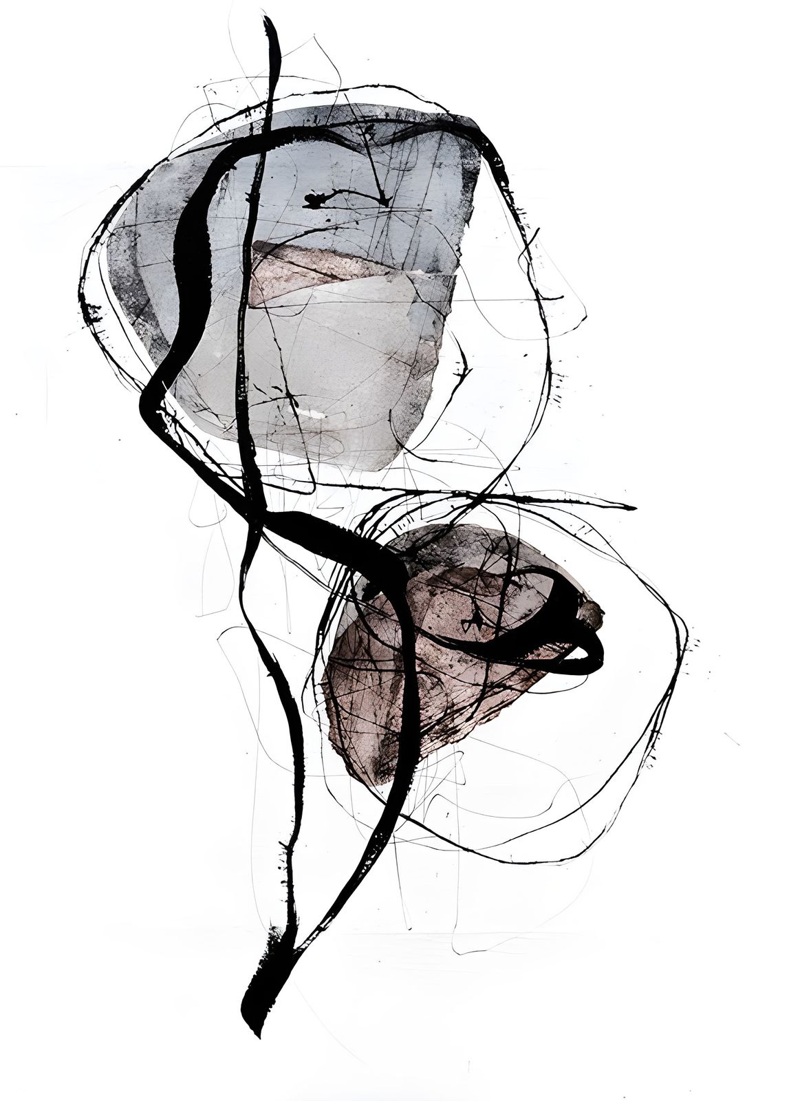 Poster - Abstrakta Linjer