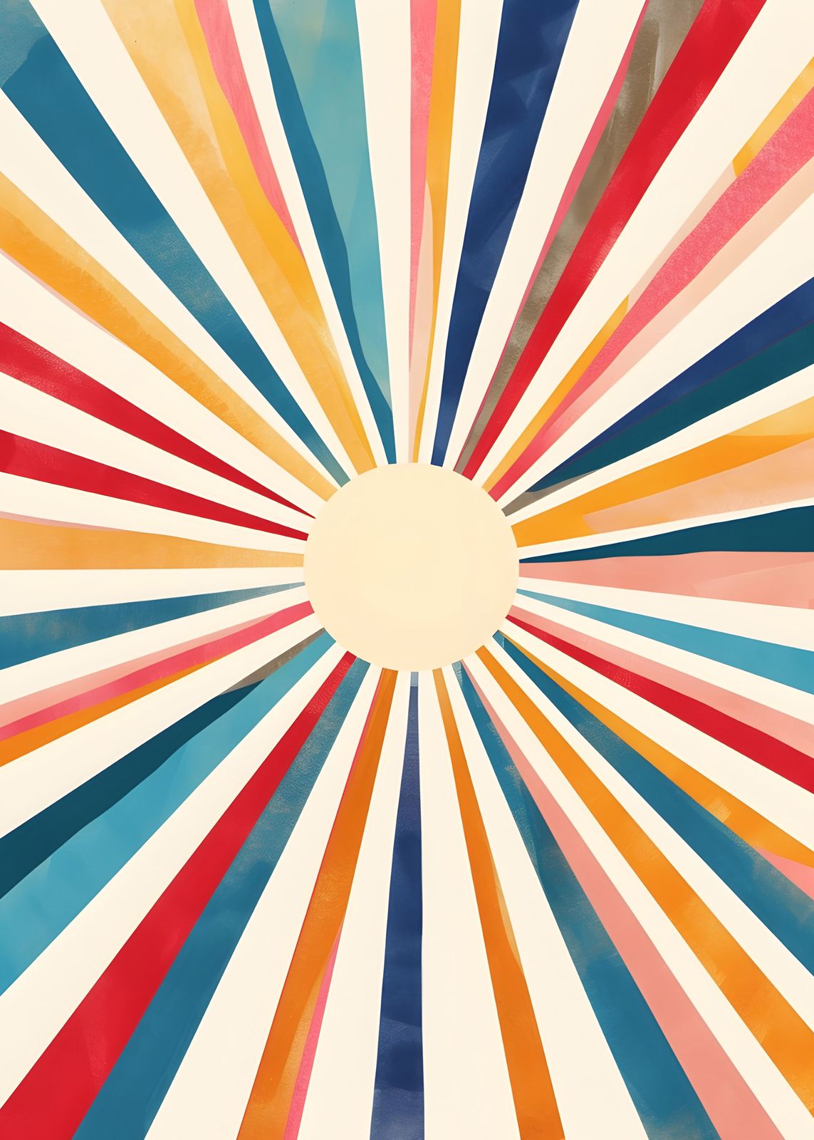Poster - Livligt Solstråle