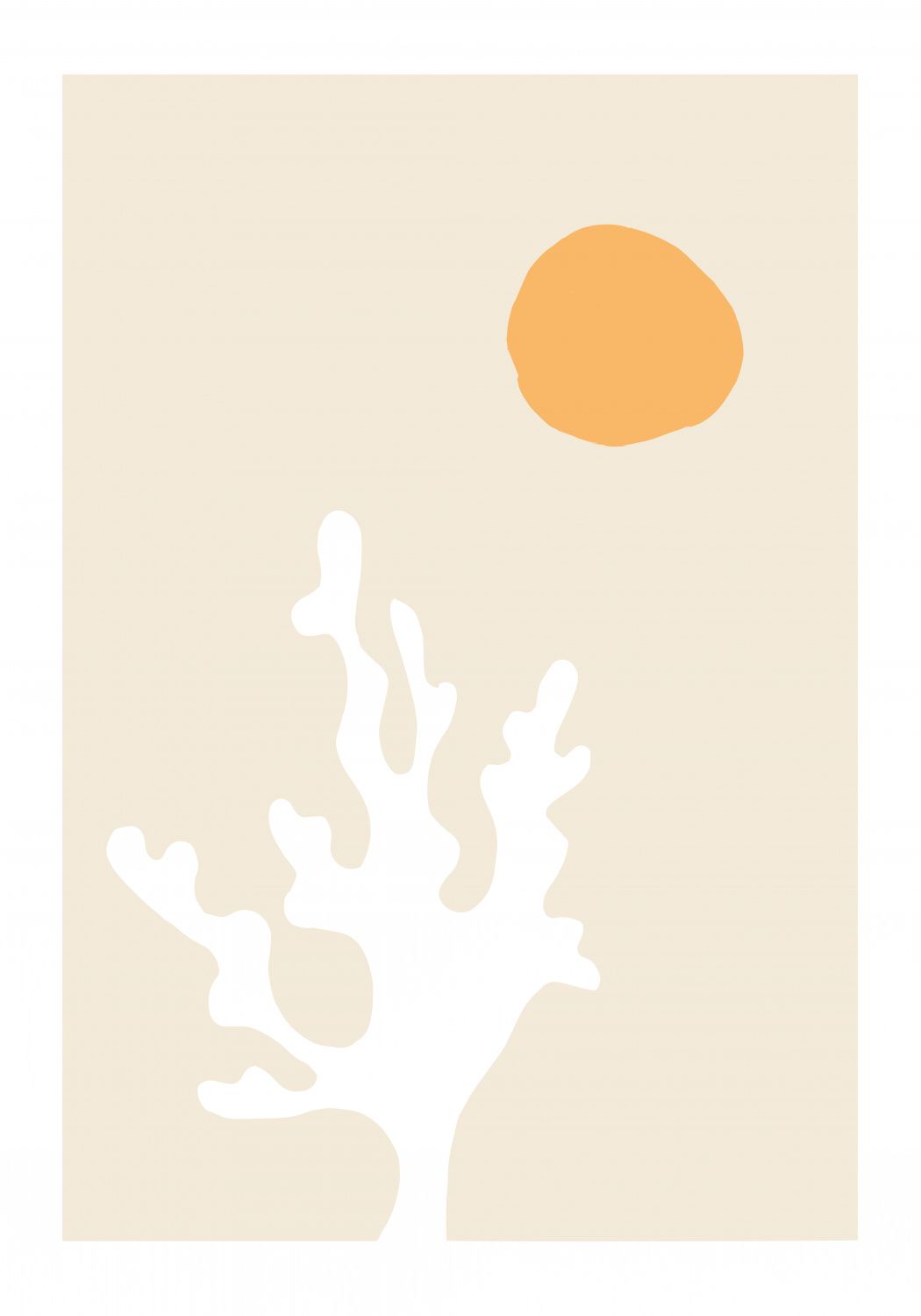 Poster - Abstrakt Korall Design