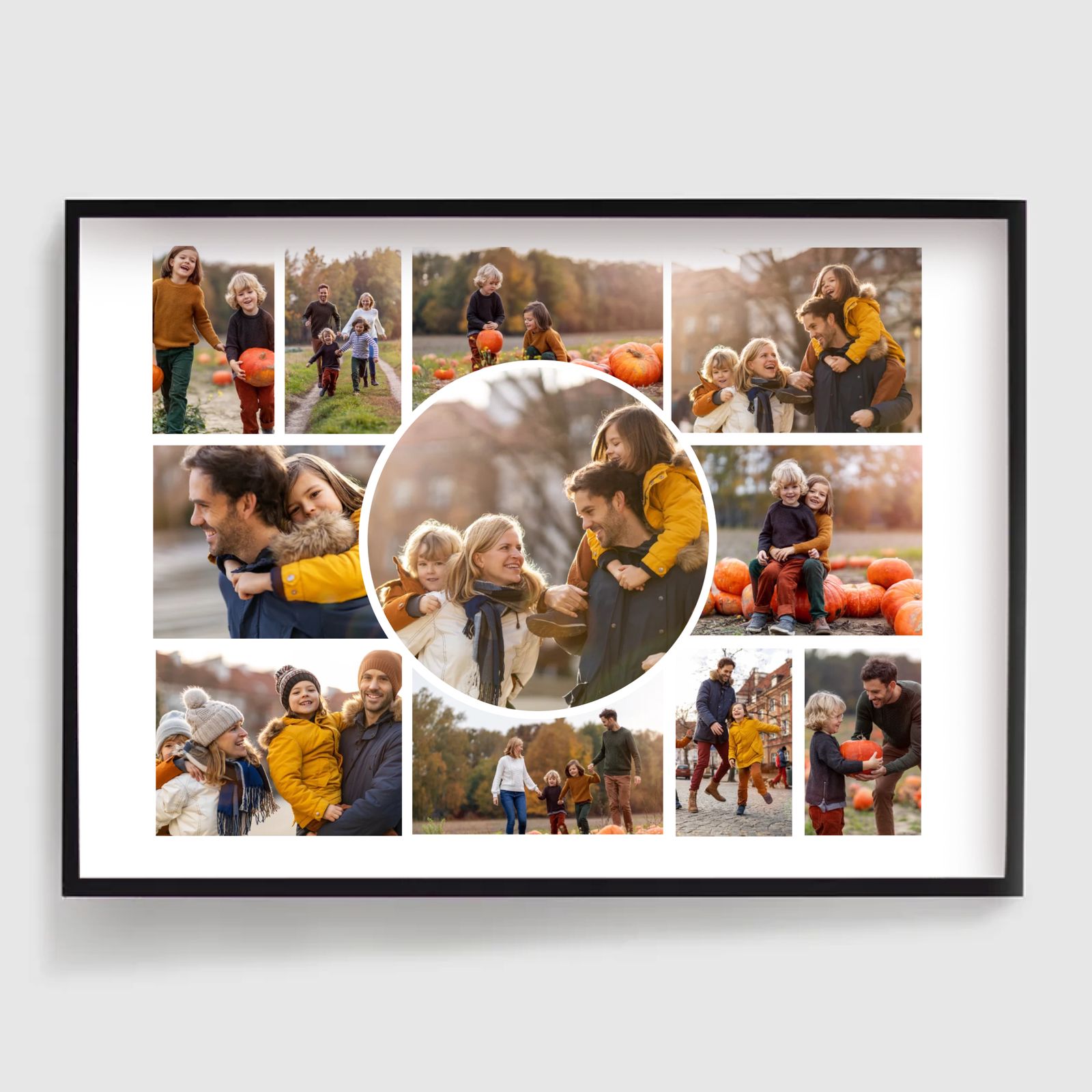 Personlig Poster - Rundat Centrum - 11 Foton