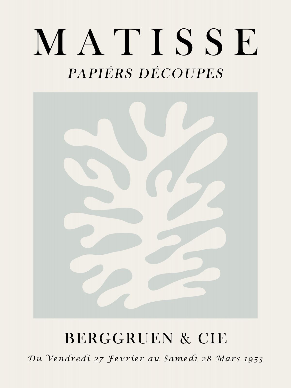 Poster - Matisse Papíérs Découpes