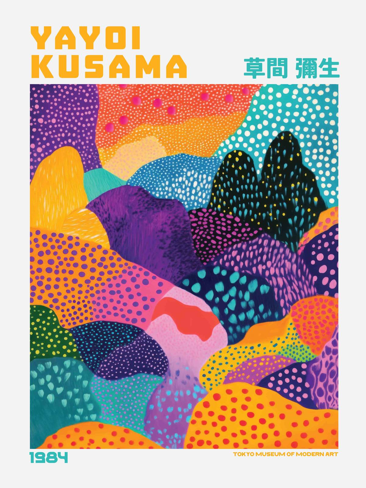 Affisch - Yayoi Kusama Konst