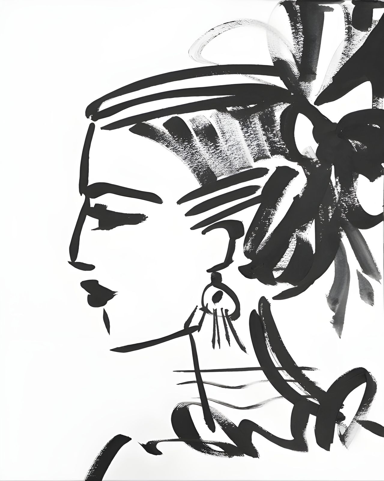 Poster - Elegant Porträtt