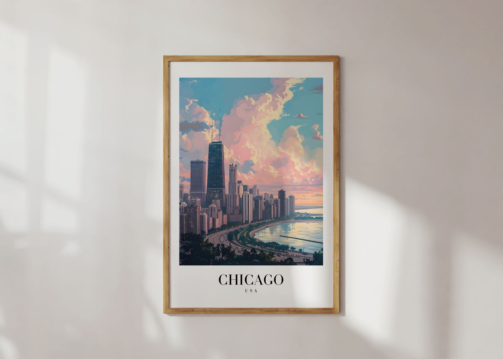 Poster - Chicagos Skyline