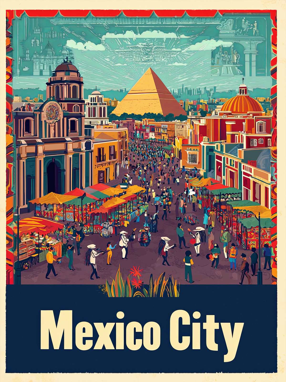 Affisch - Mexico City