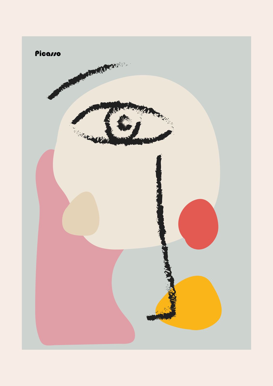 Poster - Picasso Abstrakt