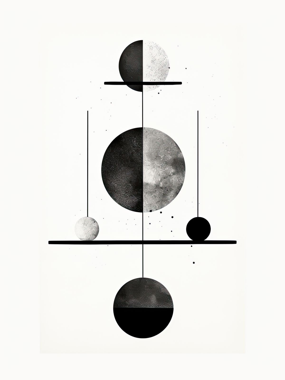 Poster - Abstrakt Balans