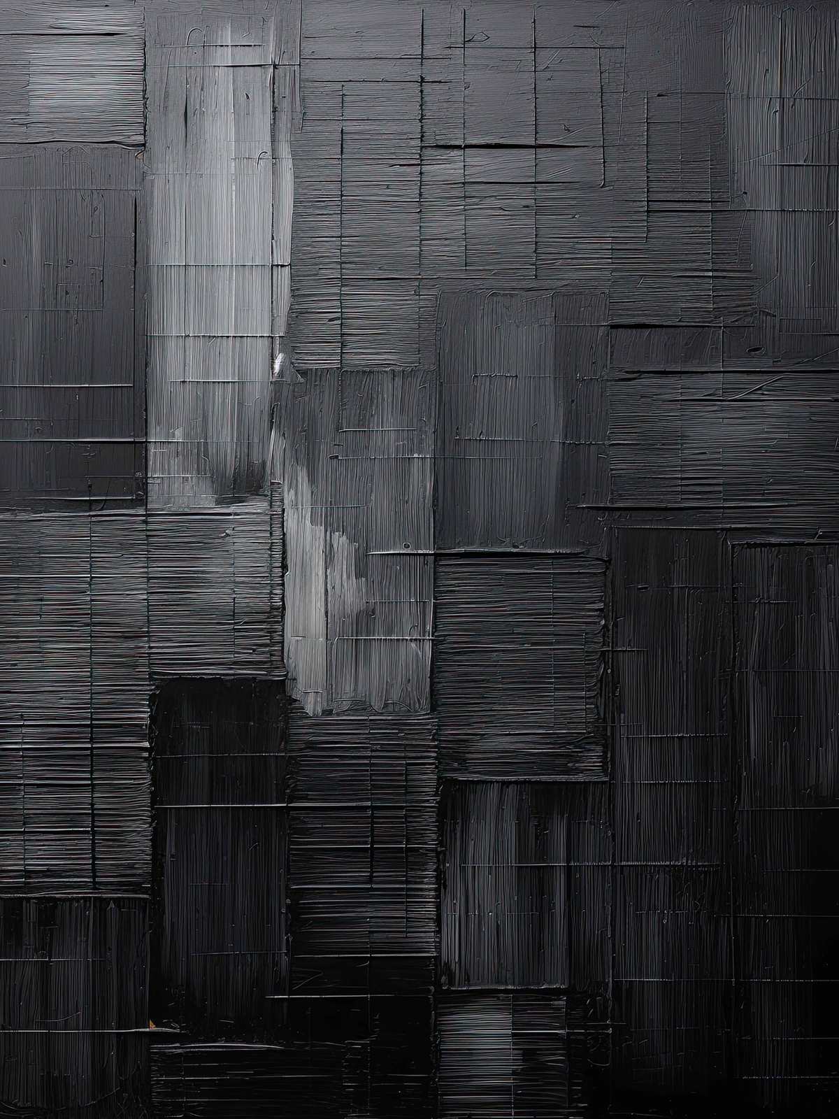 Poster - Abstrakta Svarta Texturer