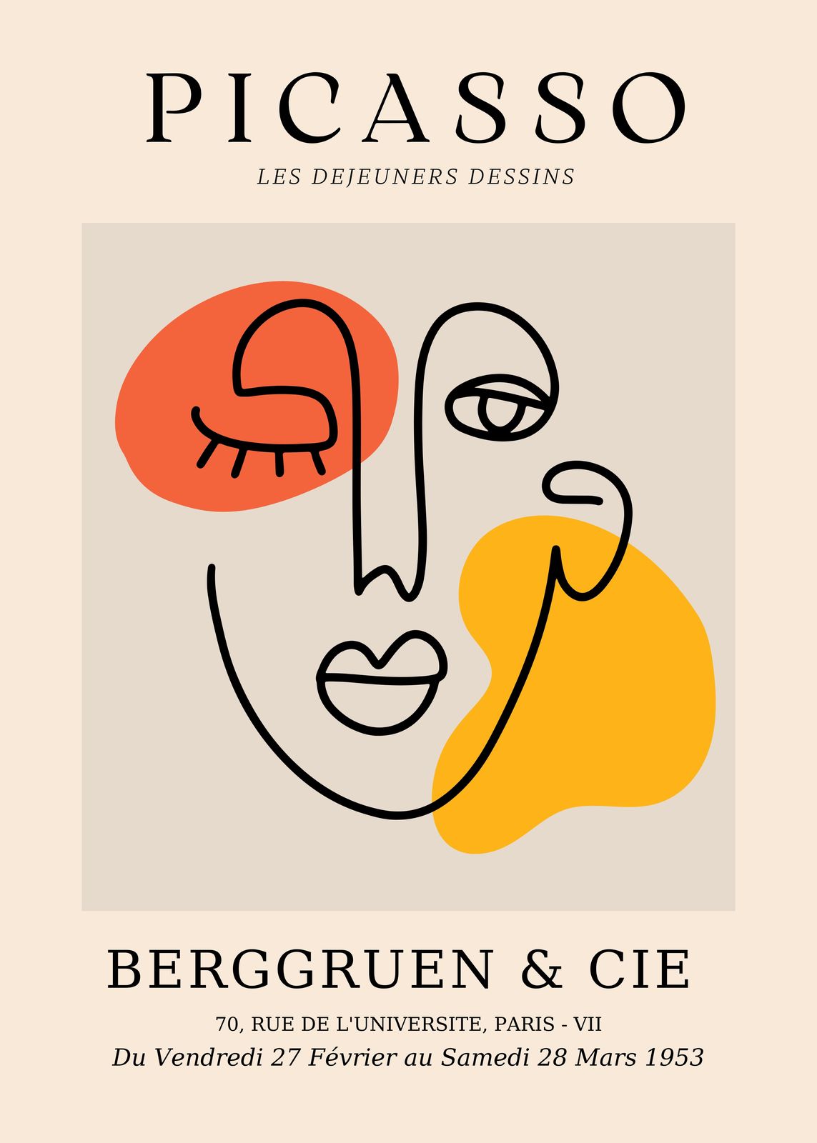 Poster - Picasso Les Dejeuners