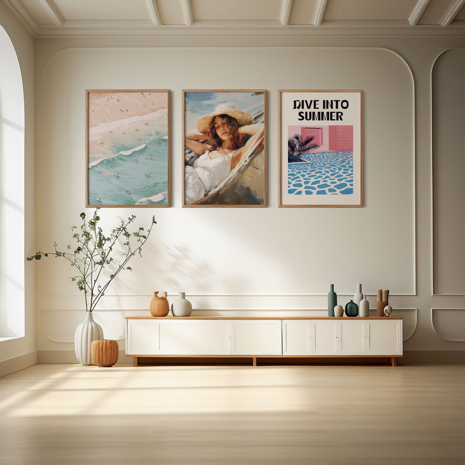 Poster - Summer Vibes Kollektion / Set av 3