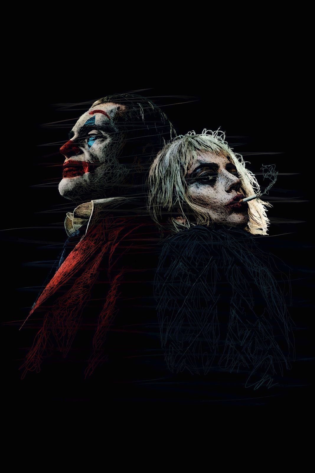 Poster - Ikoniskt Duo Konstverk