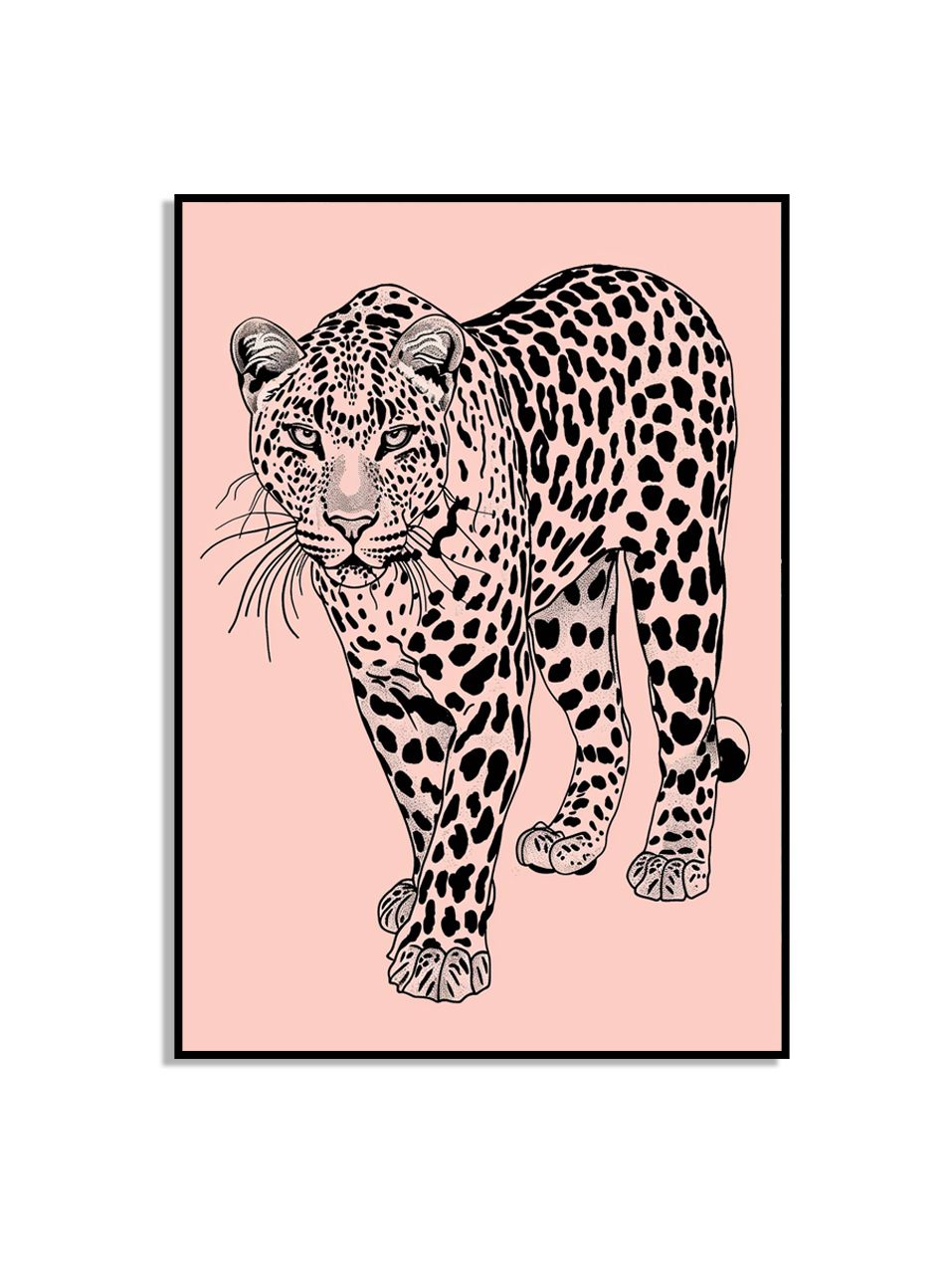 Leopardkonst Poster