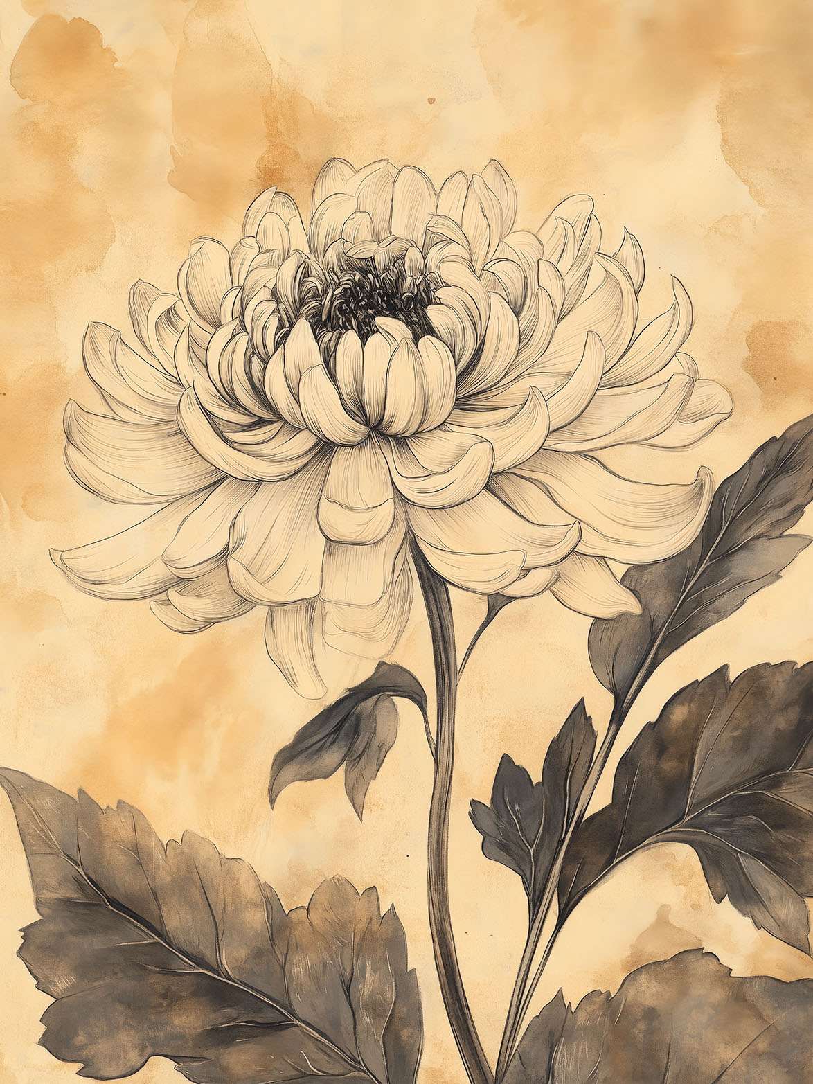 Poster - Chrysanthemumkonst