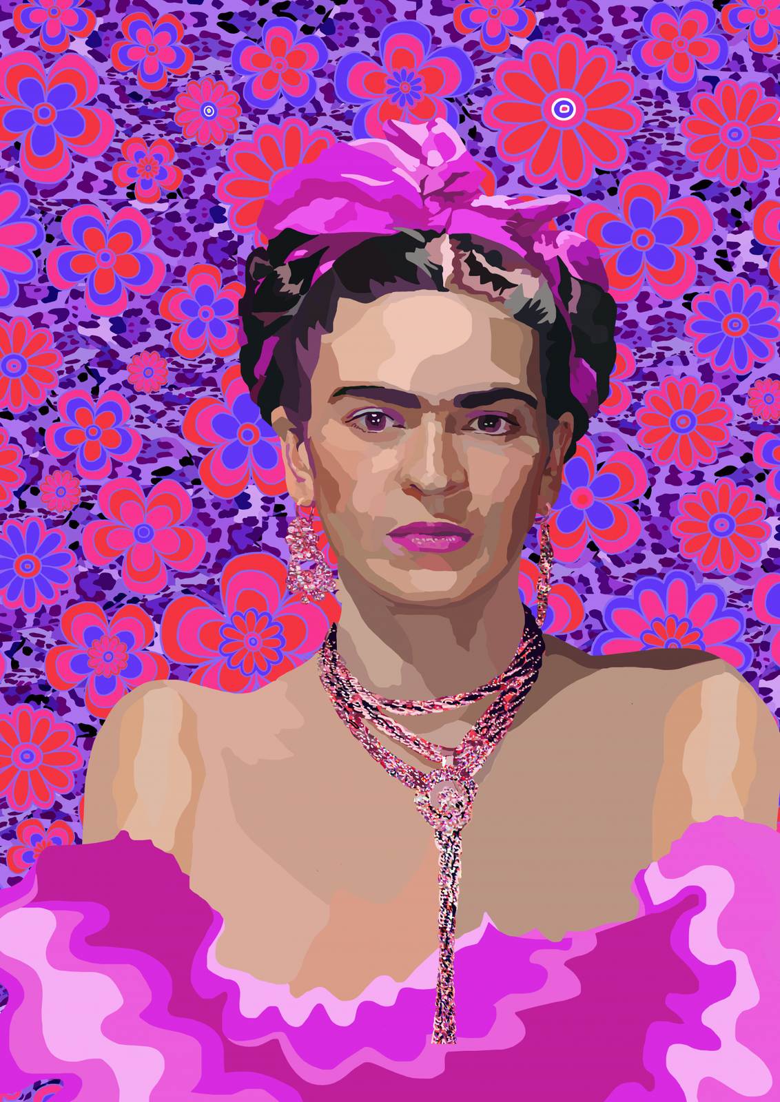 Poster - Frida Kahlo Konst