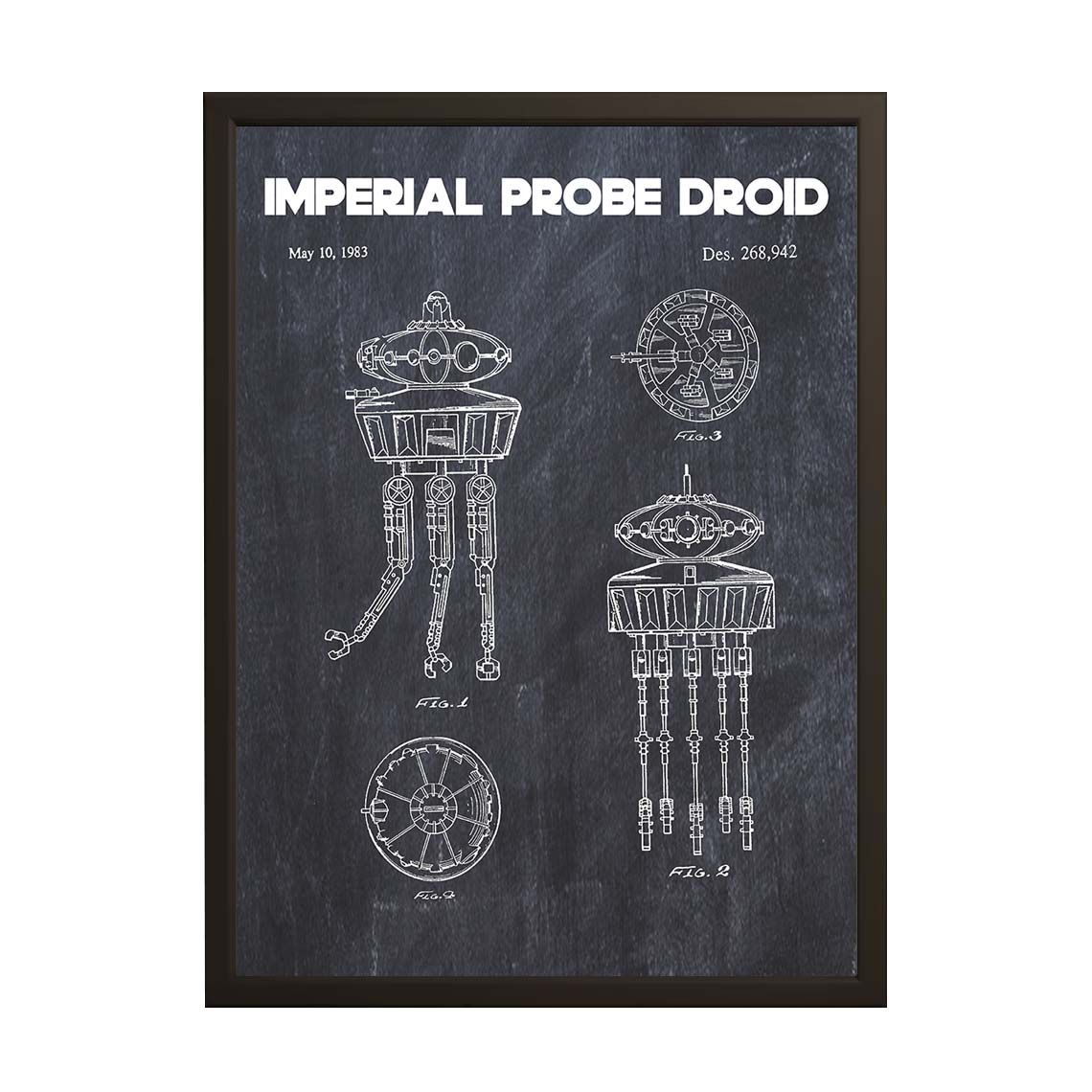 Patentritningsposter - Imperial Probe Droid