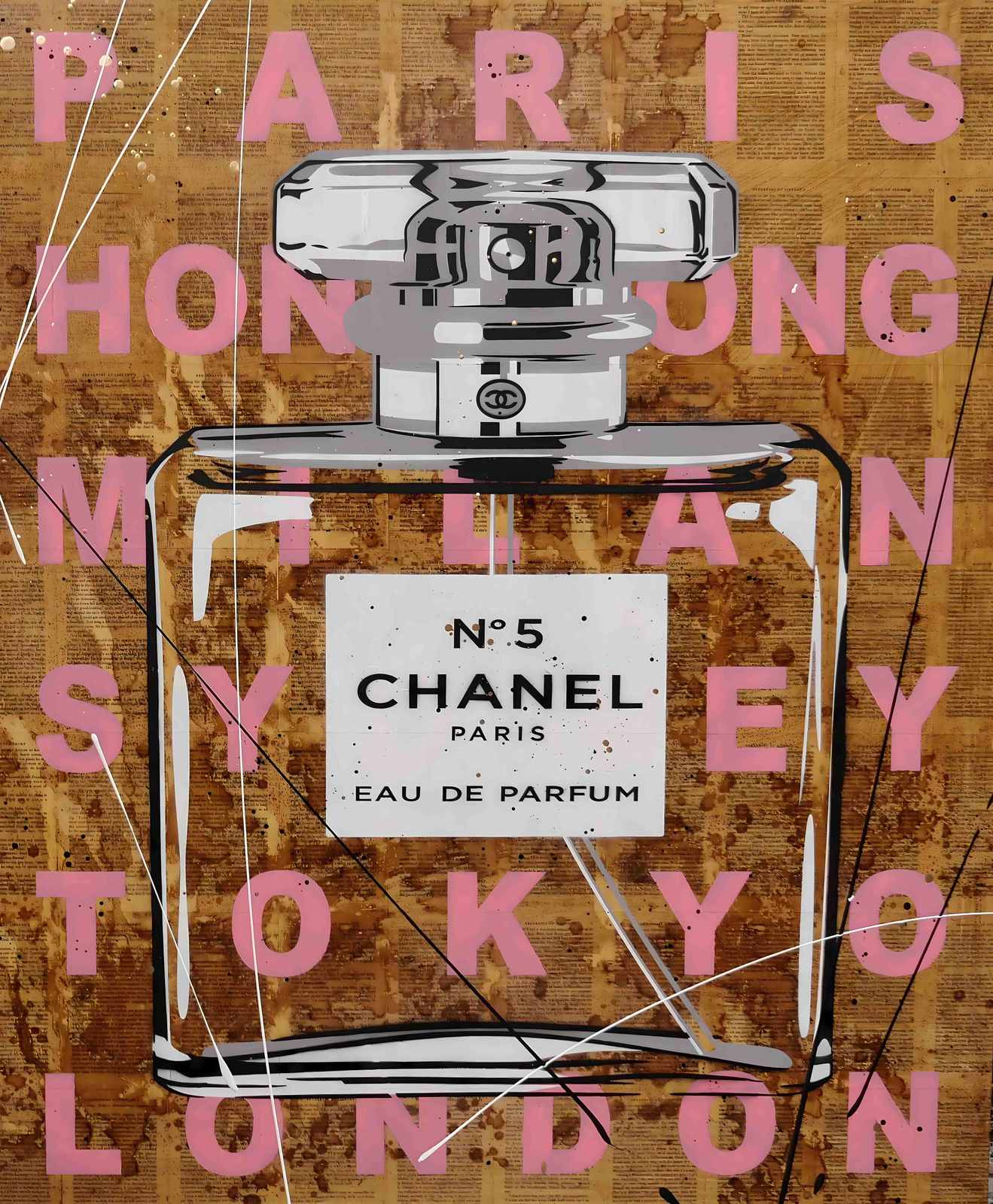 Poster - Chanel Nr. 5 Konstverk