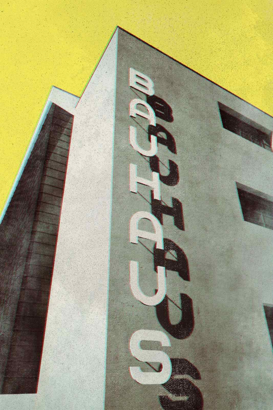 Poster - Bauhausbyggnad