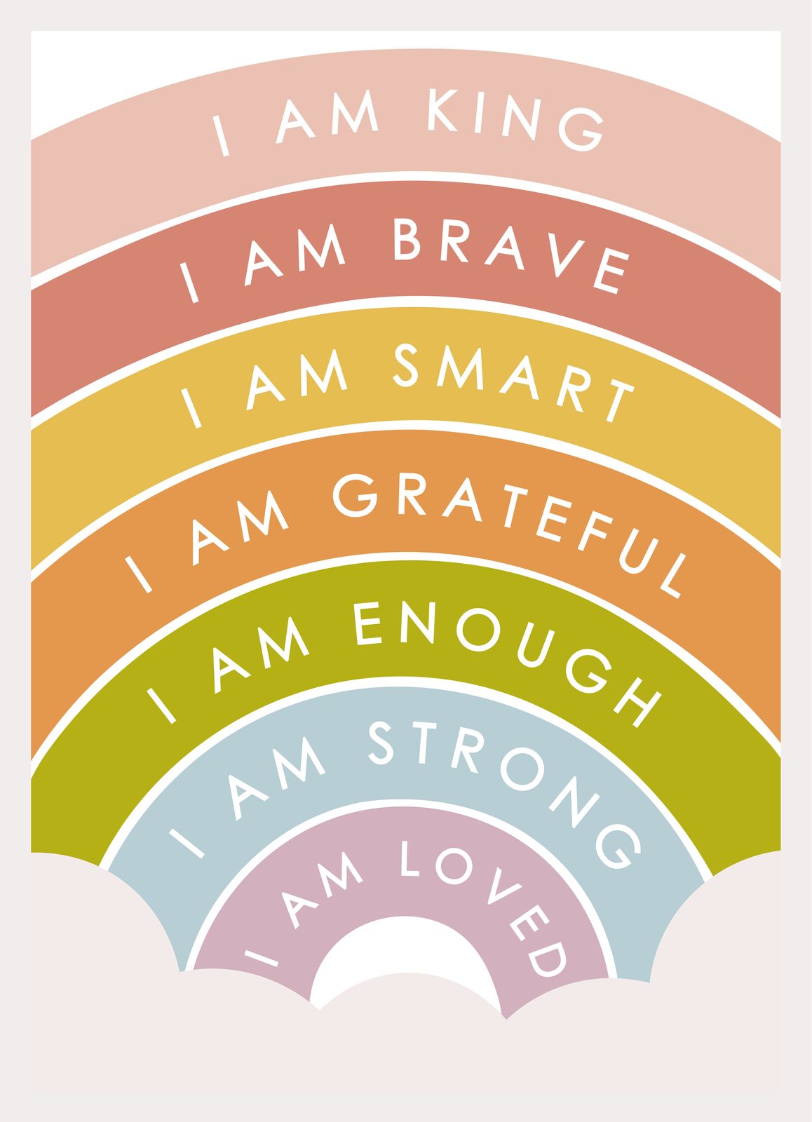 Poster - Inspirerande Regnbåge