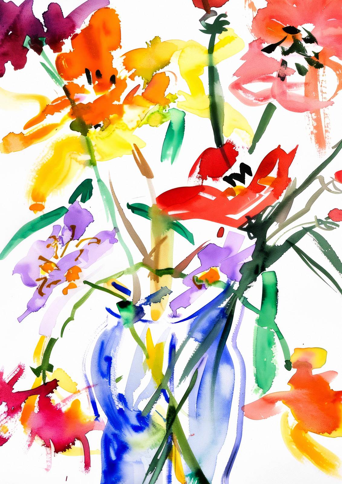 Poster - Levande Blomsterkonst