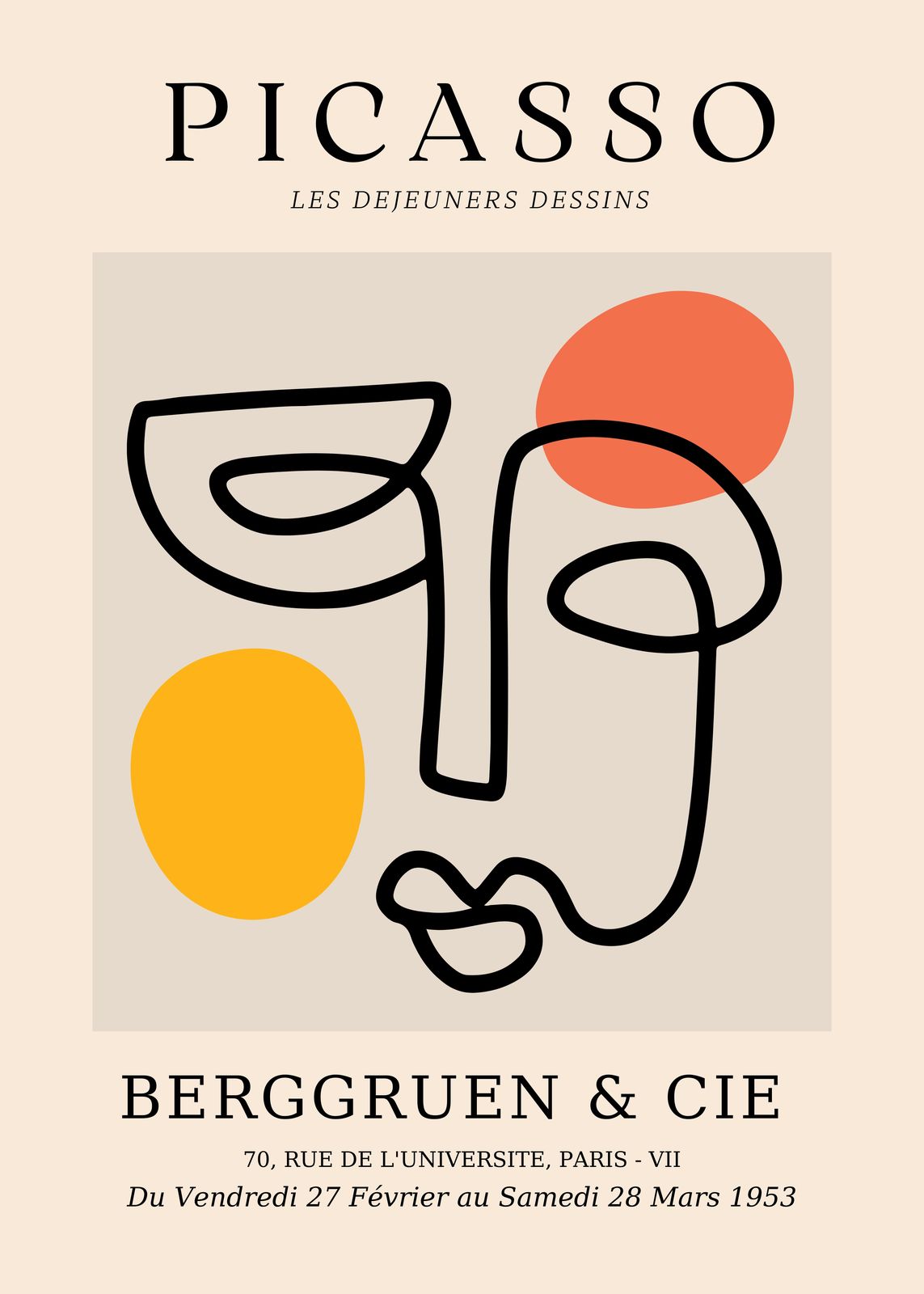 Poster - Picasso Les Dejeuners