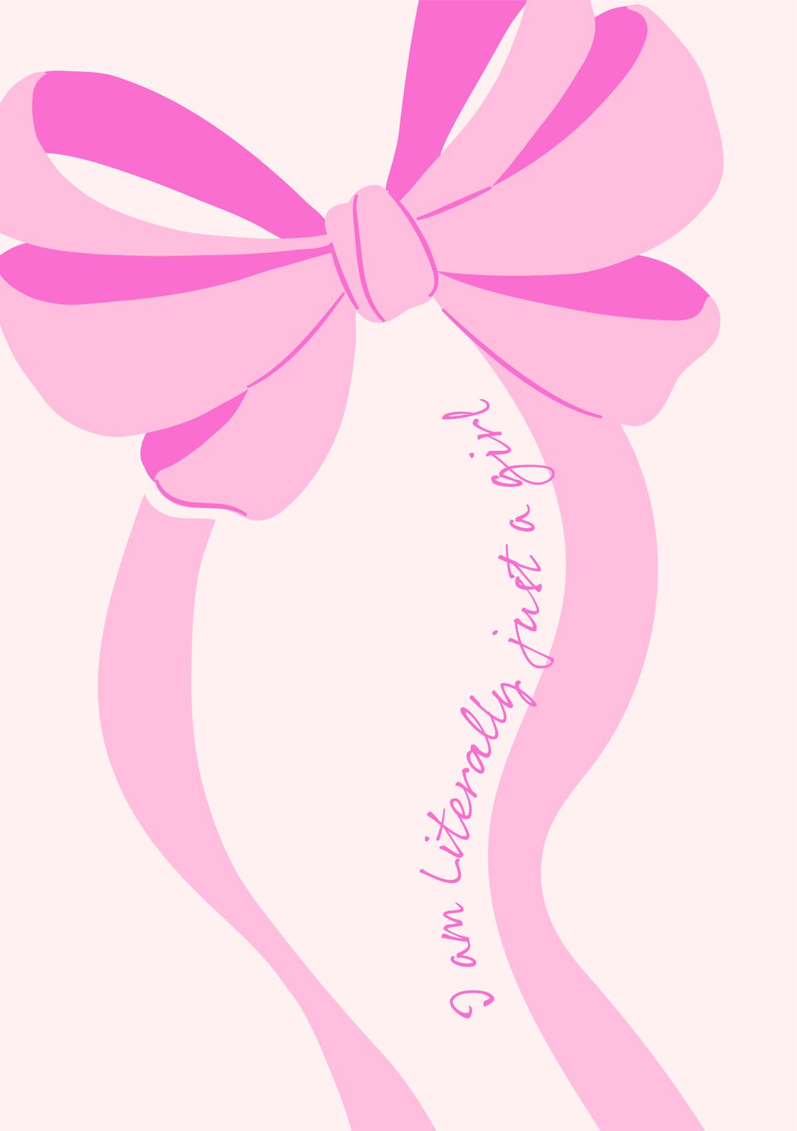 Affisch - Rosa rosett design