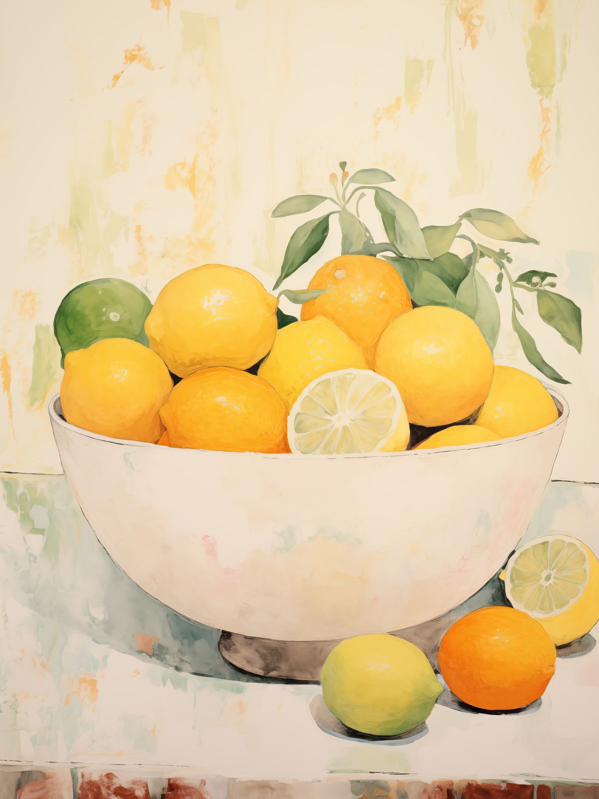 Poster - Citrus stilleben