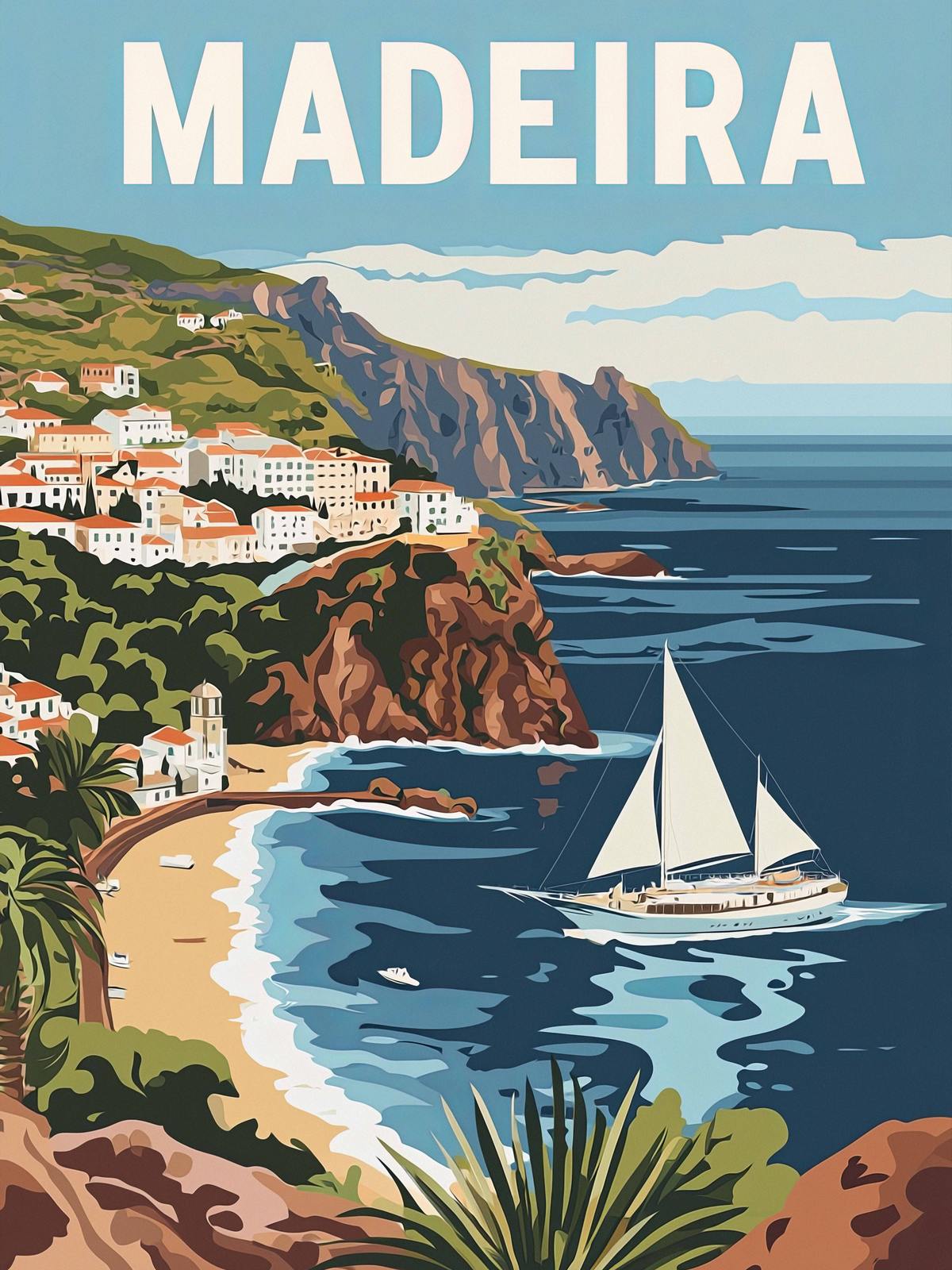 Poster - Madeira Coastline