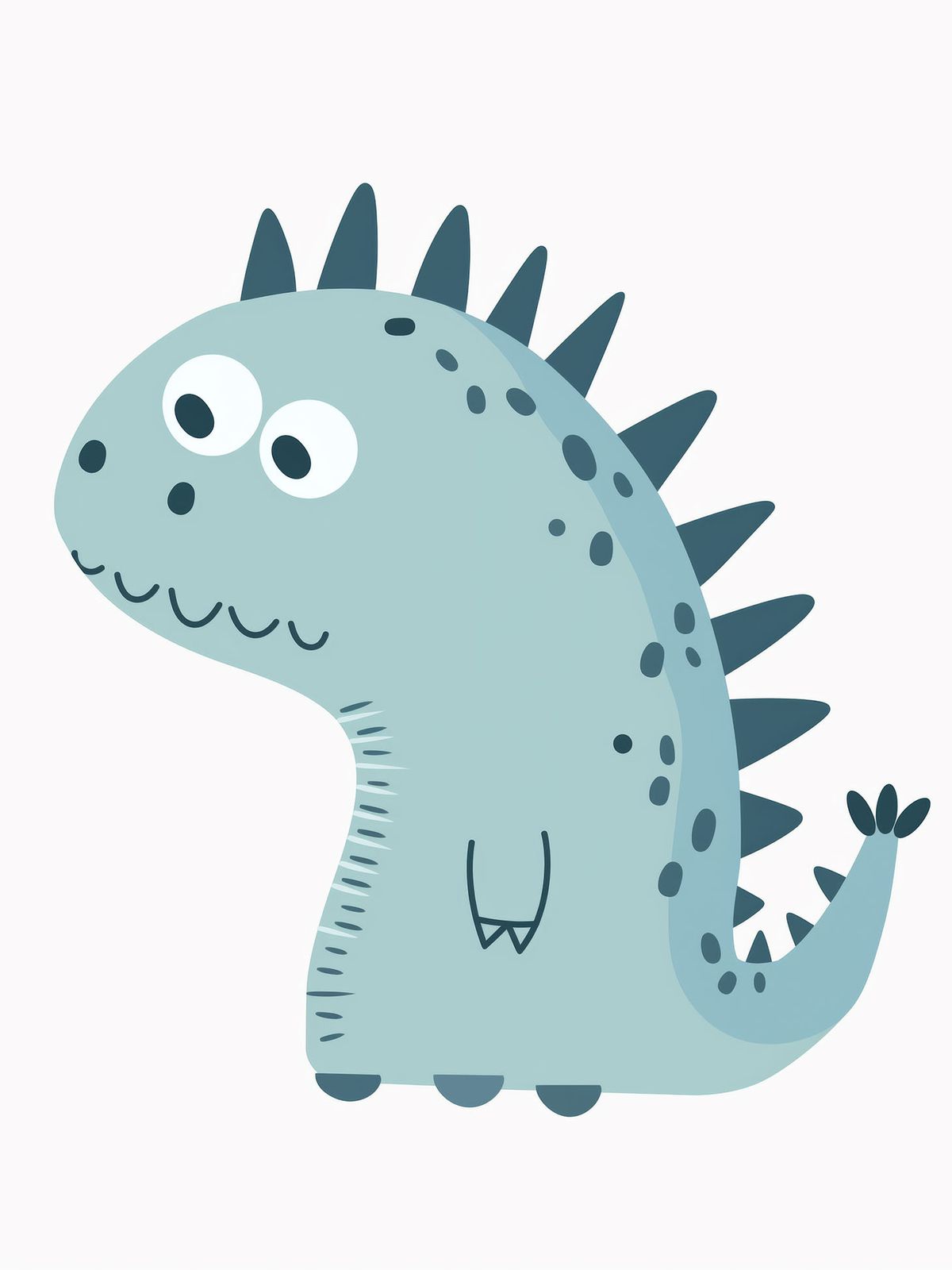 Poster - Söt Dinosaurie