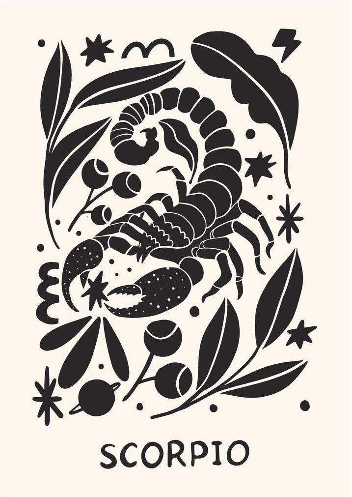 Poster - Stjärntecken Skorpionen