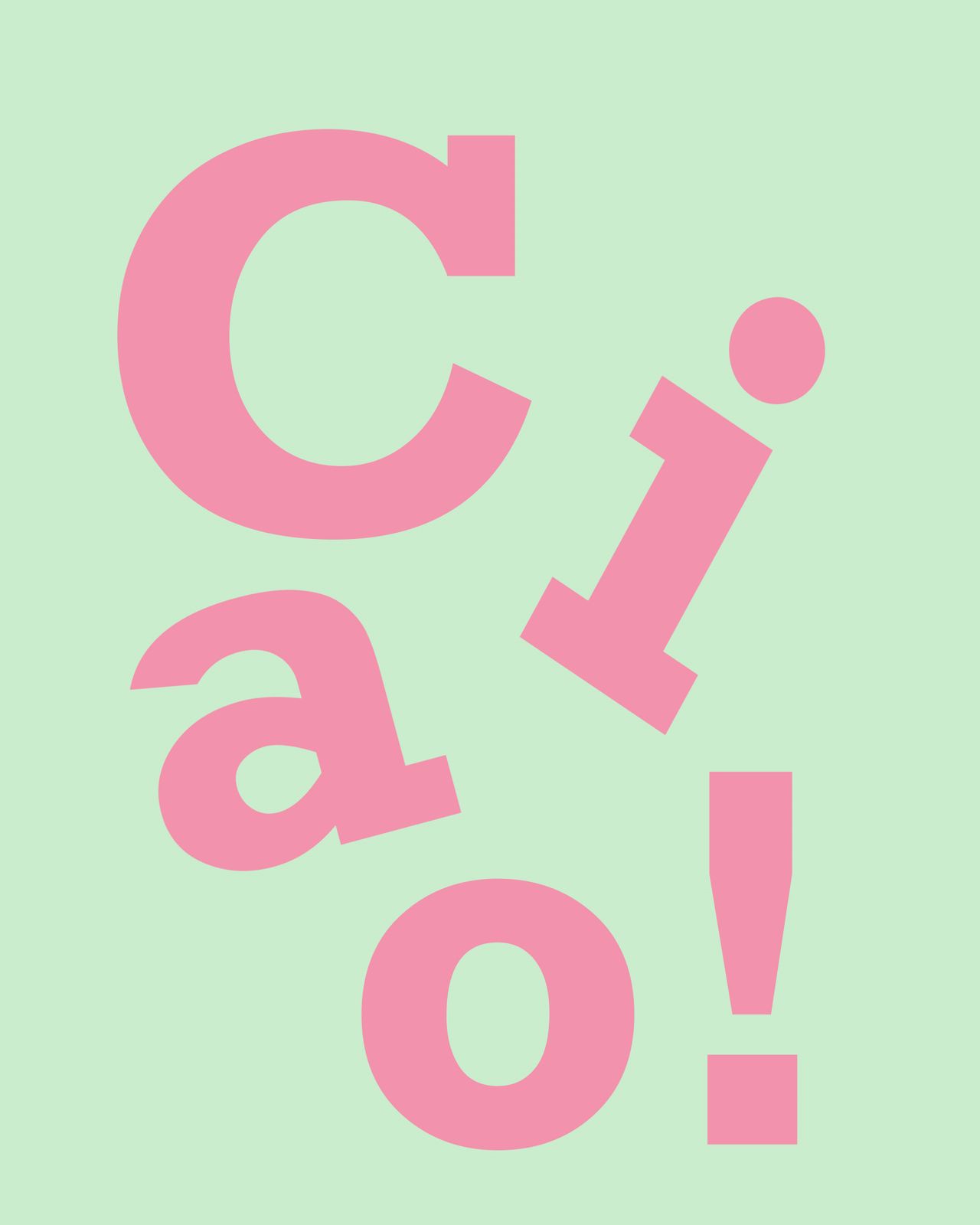Poster - Ciao Typografi
