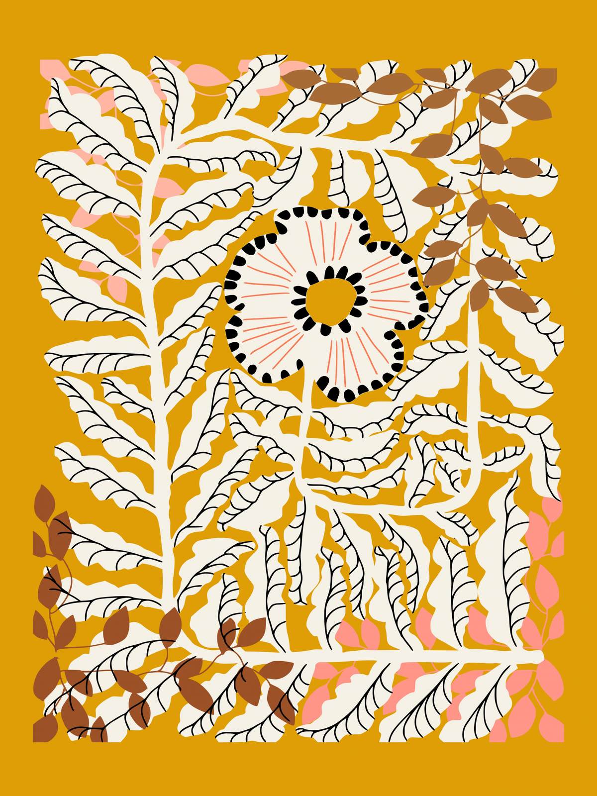 Poster - Blommönster