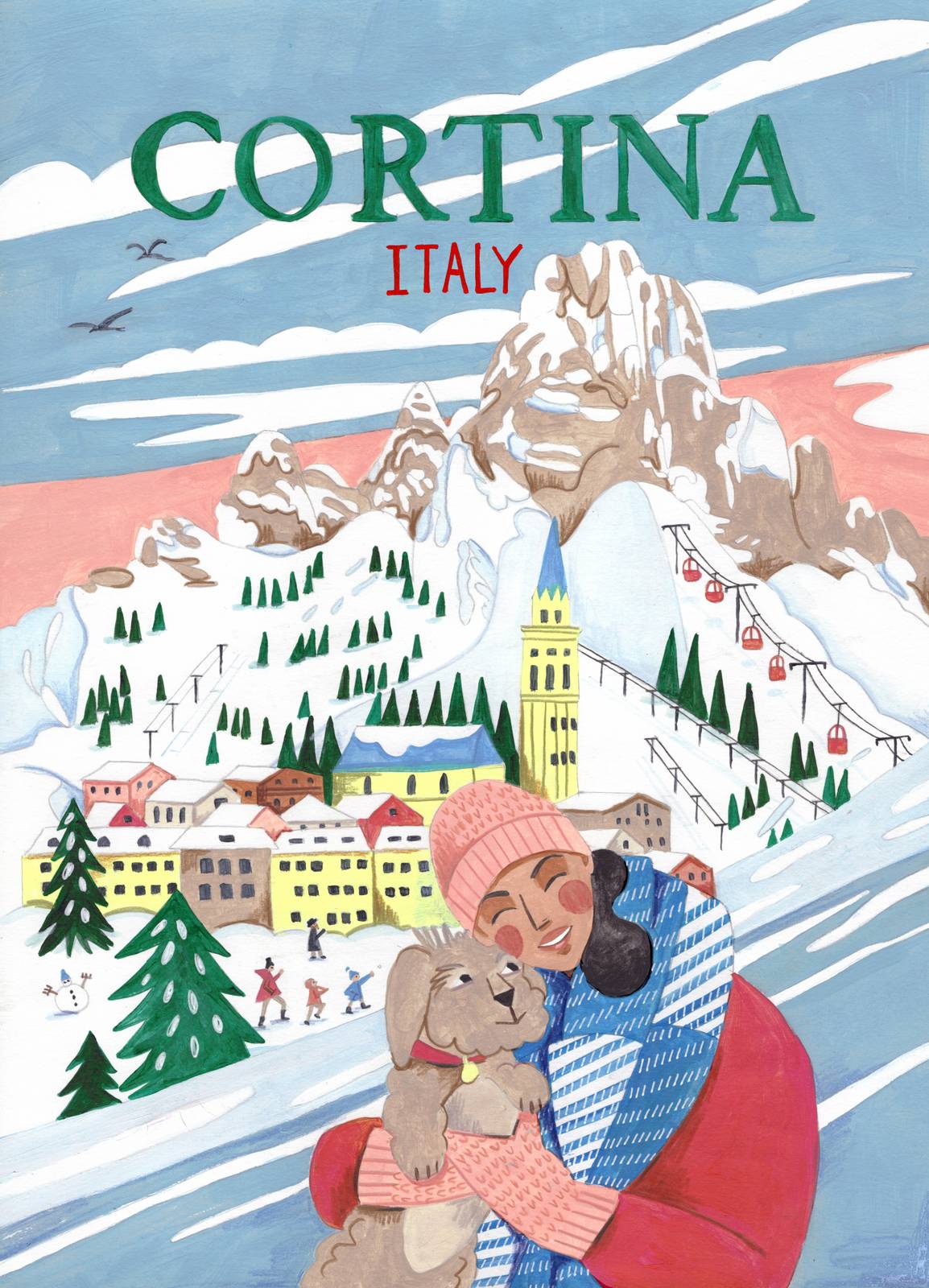 Poster - Cortina Italien