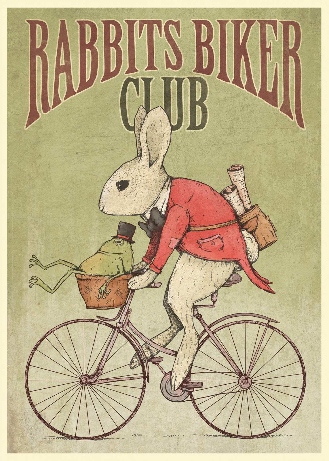 Poster - Kaninernas Bikerklubb