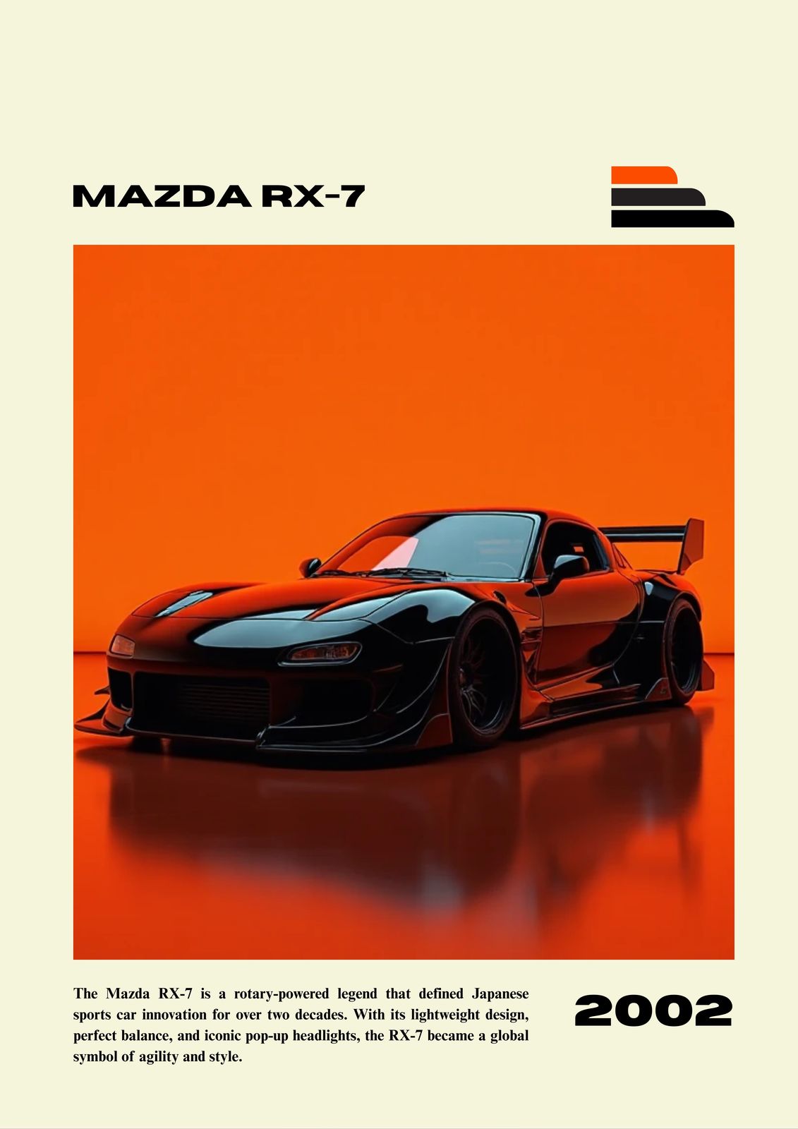 Affisch - Mazda RX-7 2002