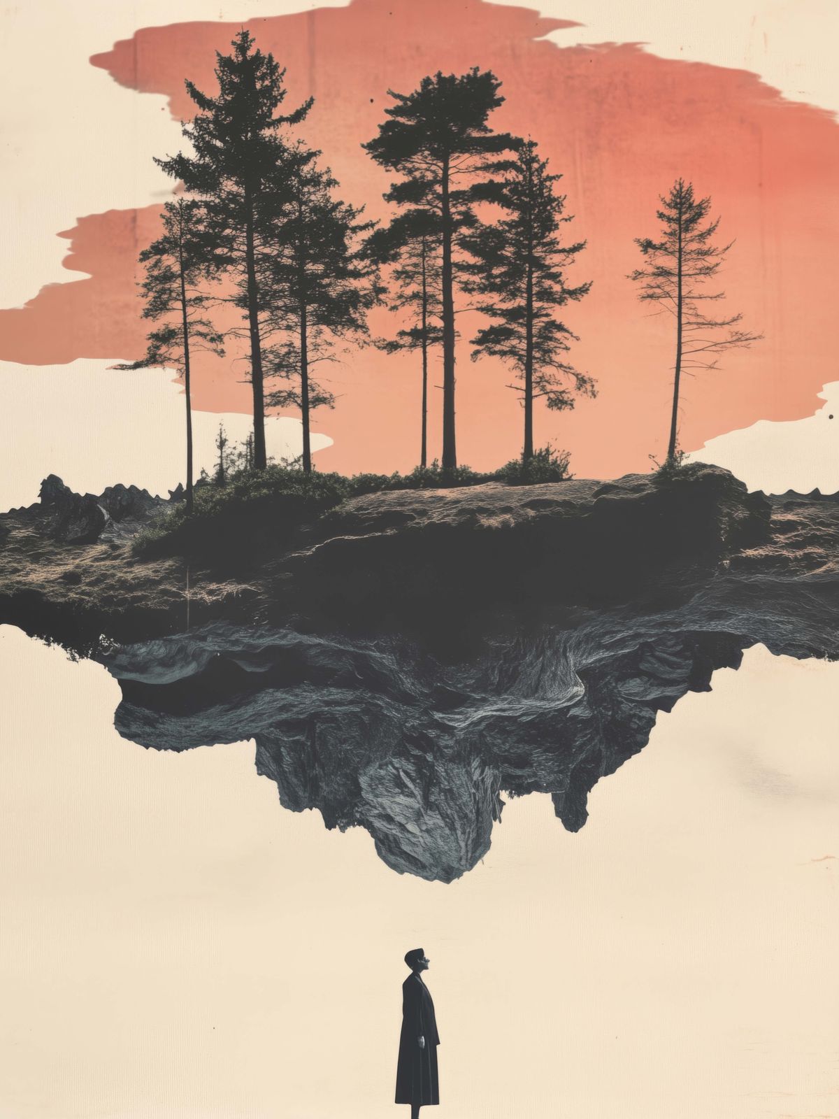 Poster - Surreal Forest Silhouette